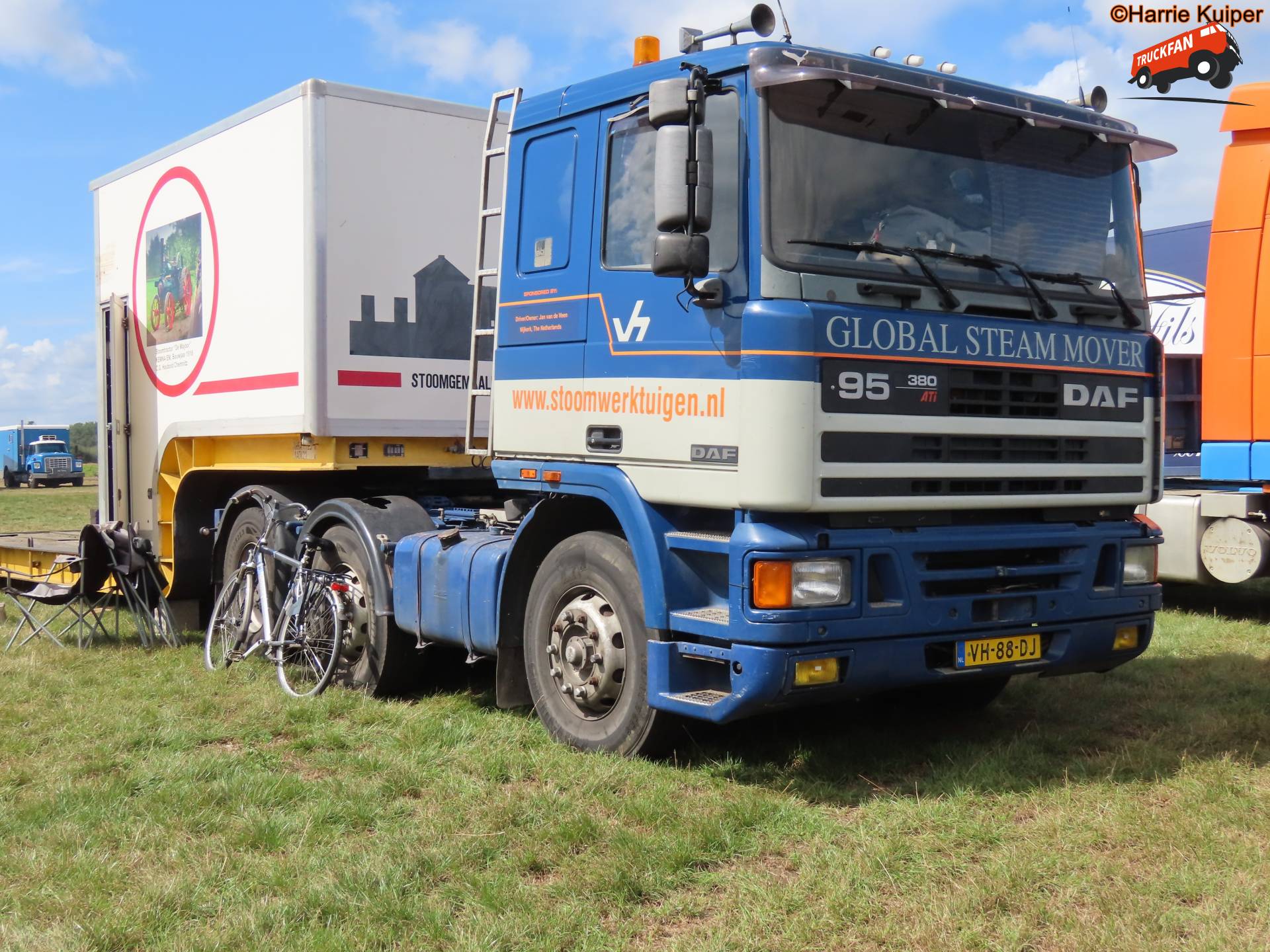 DAF 95 truck at 36th Oldtimer Festival Weelde