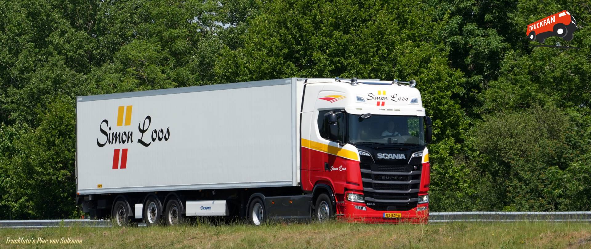 Scania 460S truck Simon Loos A7 Sneek