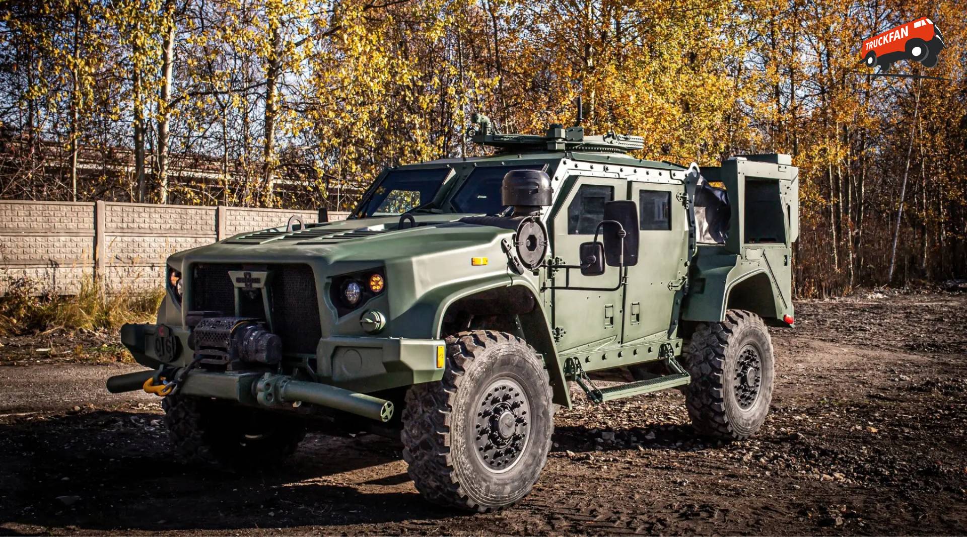 Prototype of Oshkosh DXPV for Netherlands Ministry of Defence