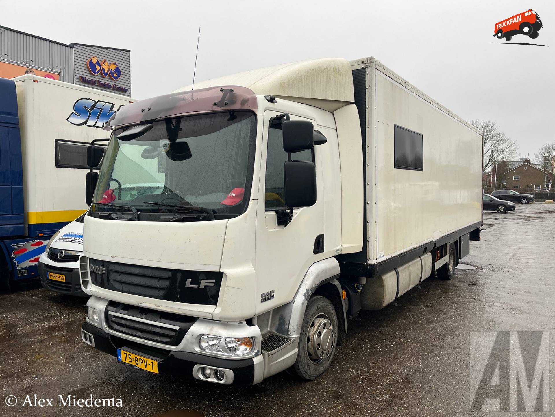 DAF LF45 truck at Racing Expo Leeuwarden