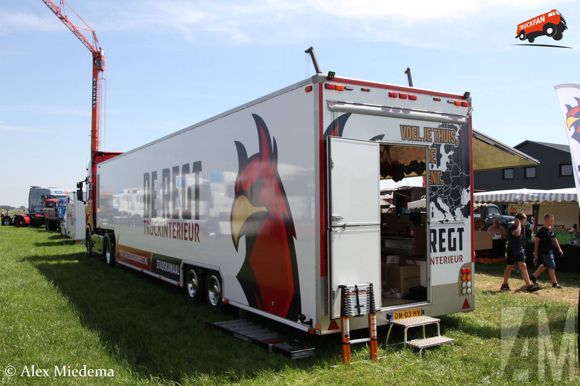 Verkoopwagen Kuiper oplegger op Truckfestival Burdaard 2026