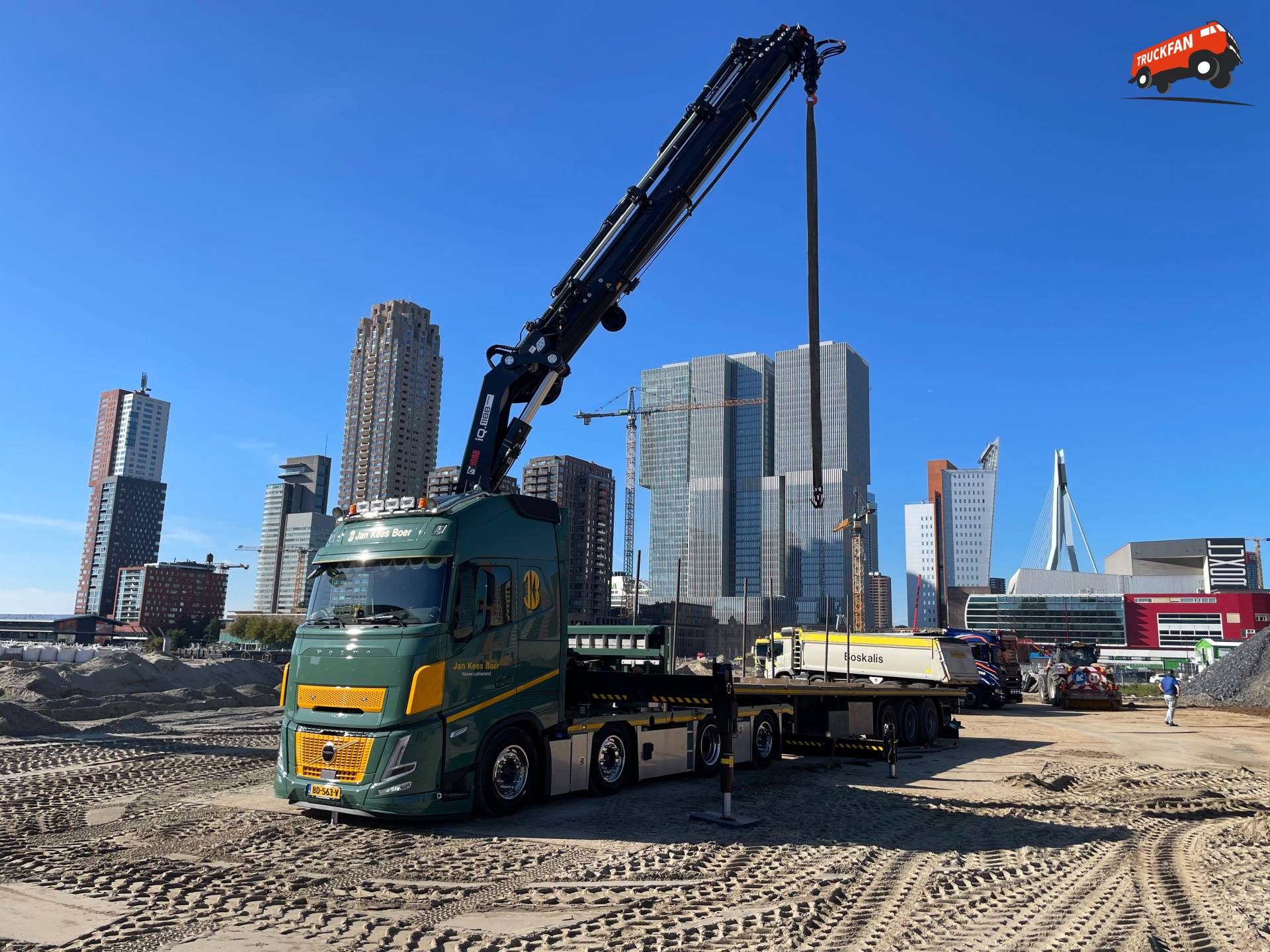 Nieuwe Volvo kraanauto van Jan Kees Boer