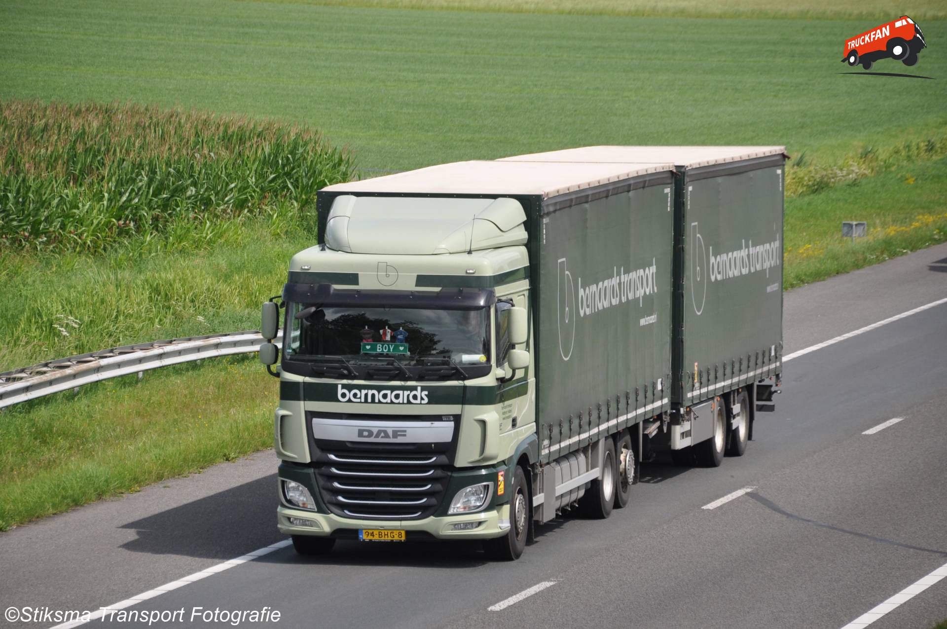 DAF XF Euro 6 truck van Bernaards Transport