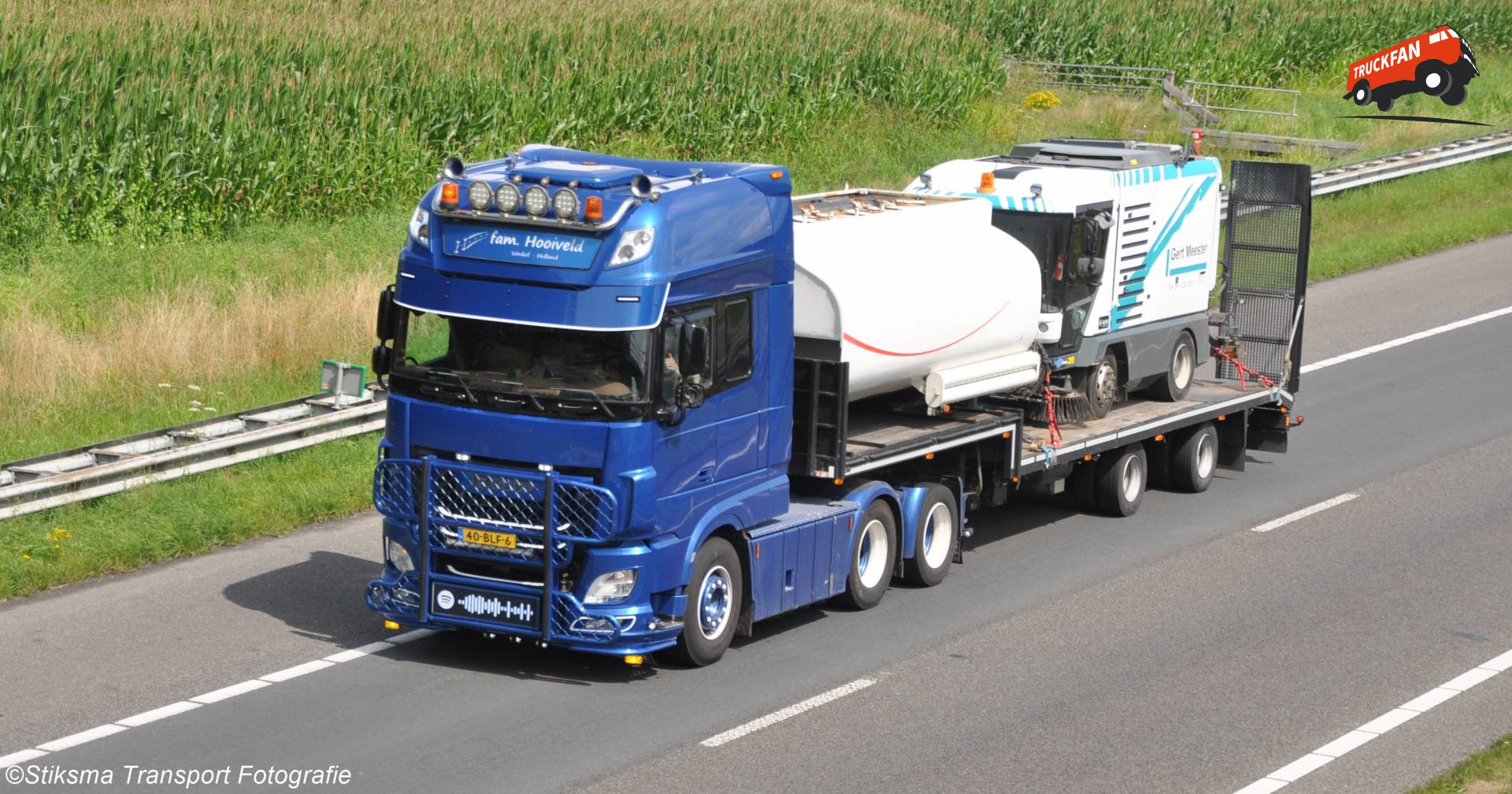 DAF XF Euro 6 vrachtwagen van Fam. Hooiveld