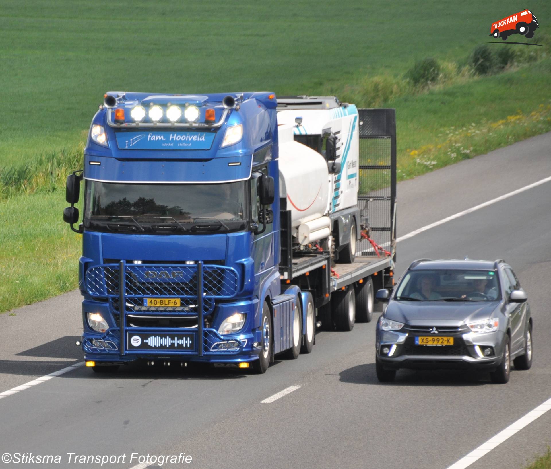 DAF XF Euro 6 vrachtwagen van Fam. Hooiveld