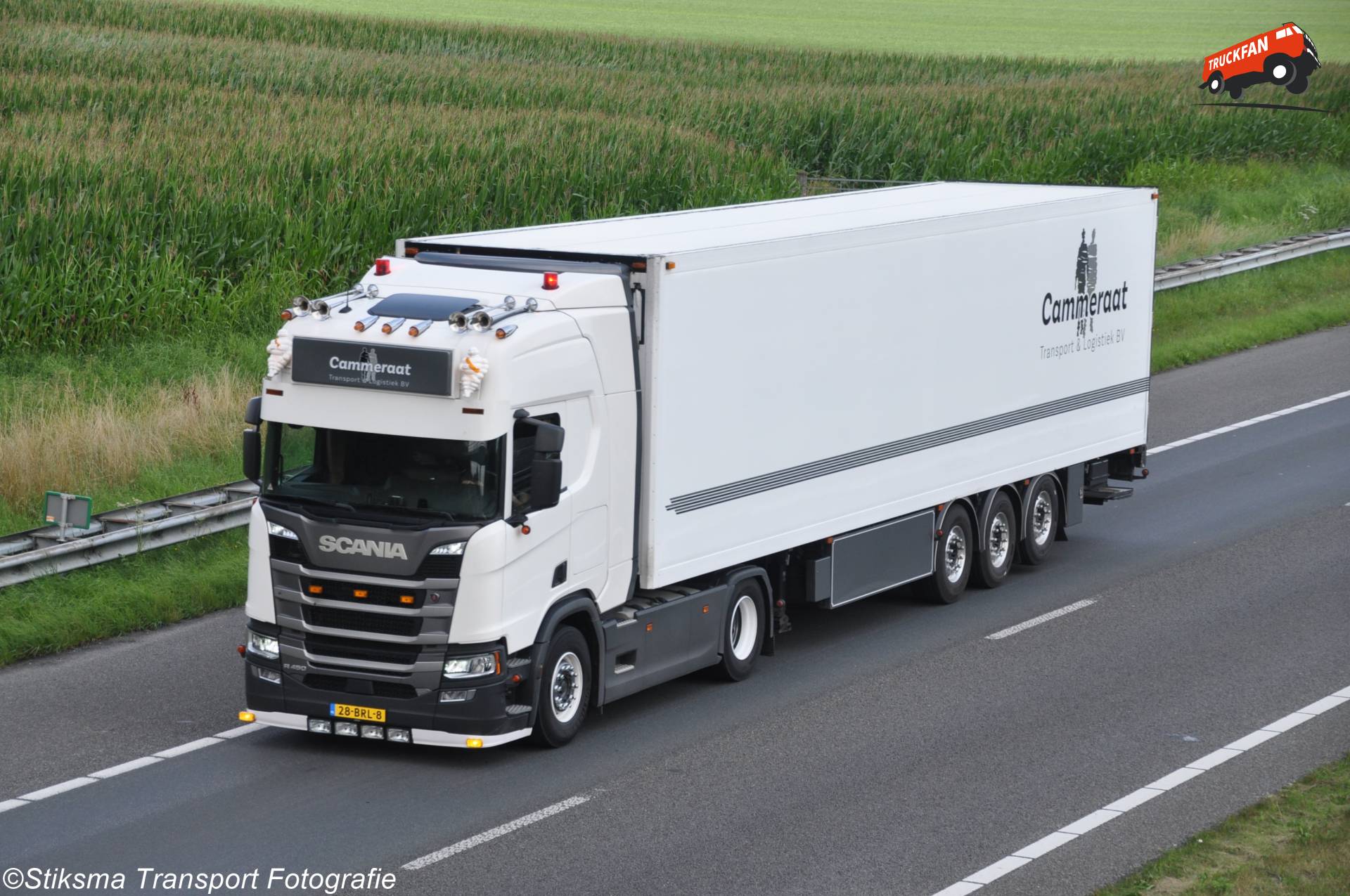 Scania R450 koel/vries transport vrachtwagen