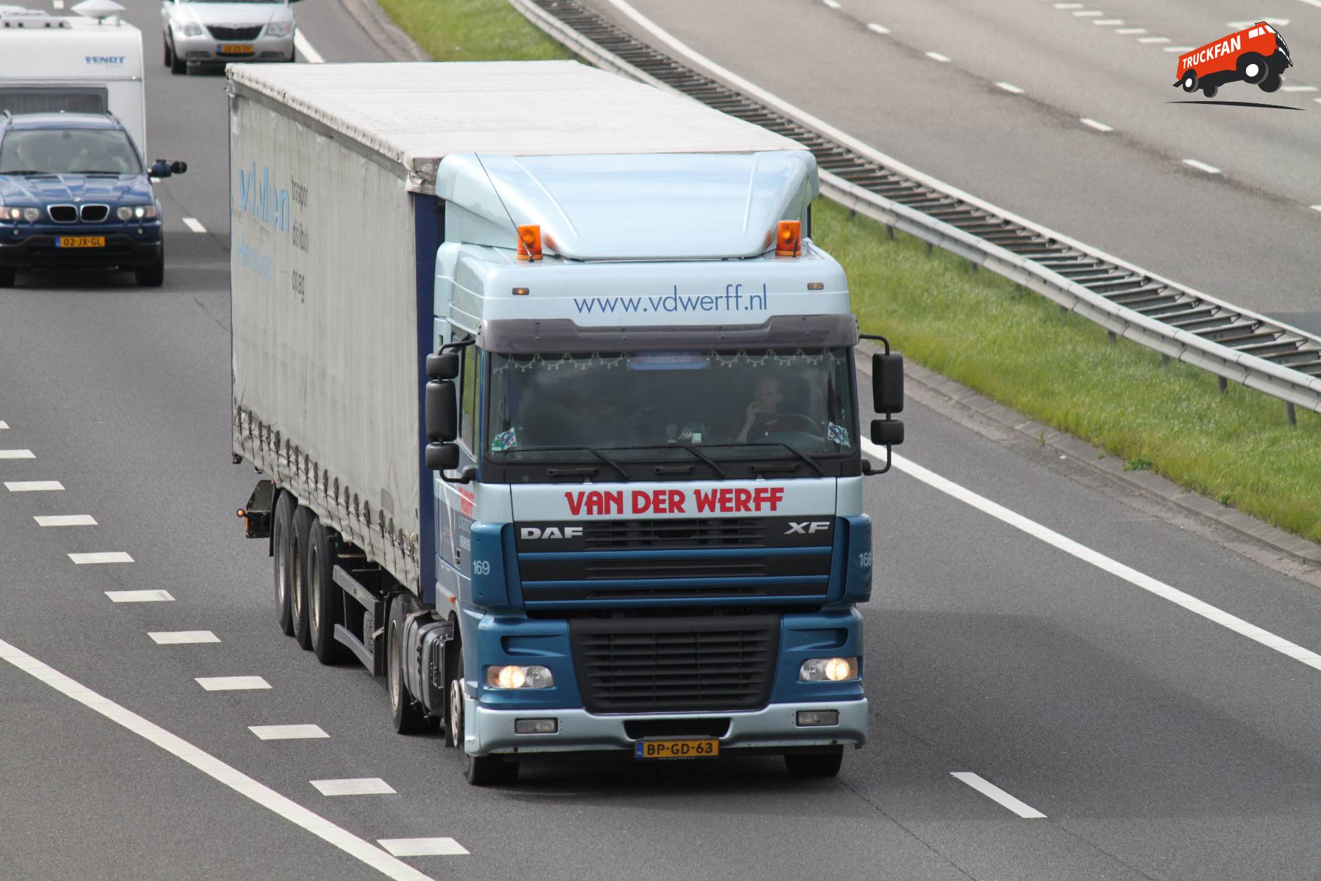 DAF XF95 truck owned by vd Werff