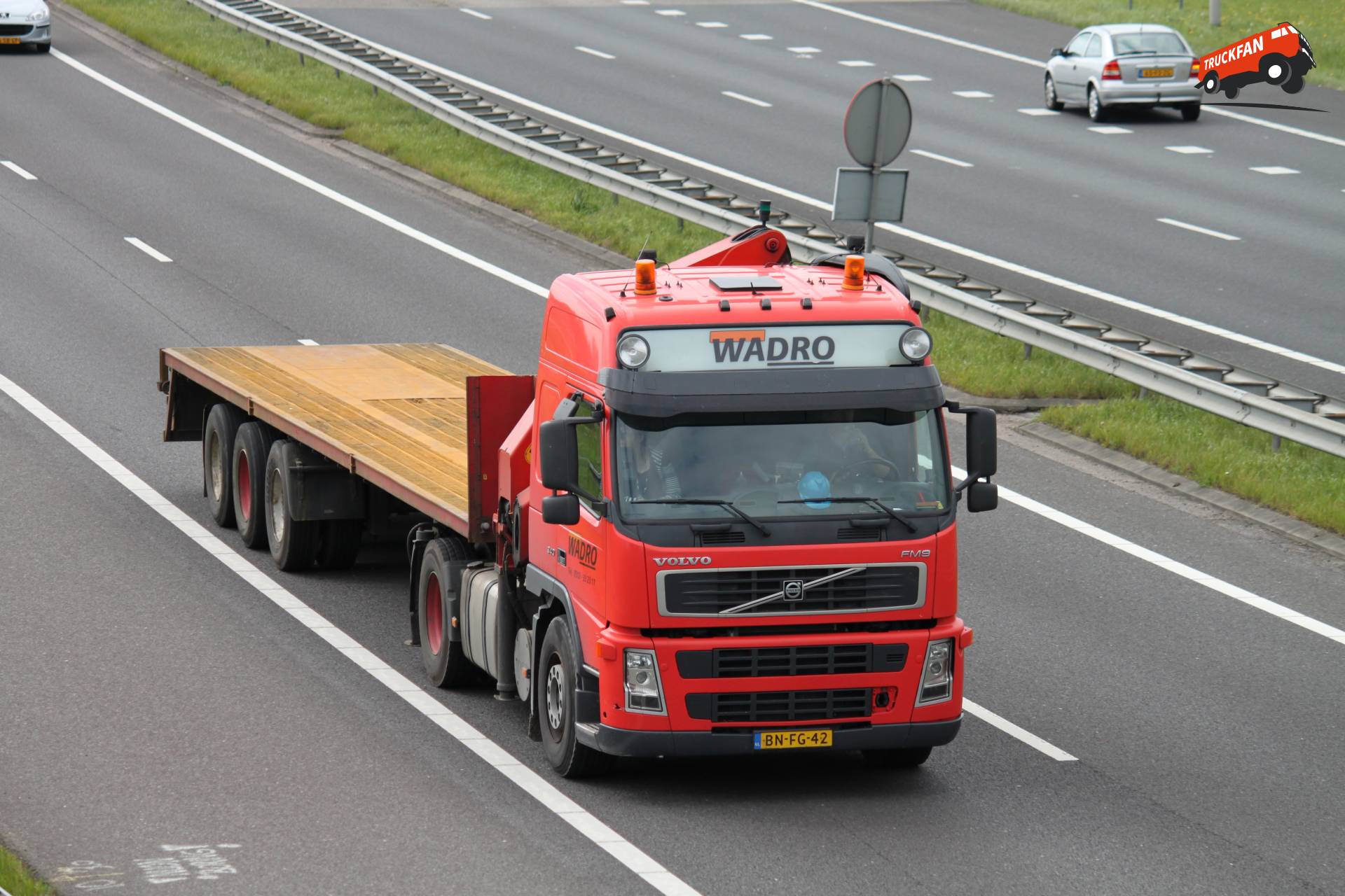 Volvo FM9 truck owned by Wadro