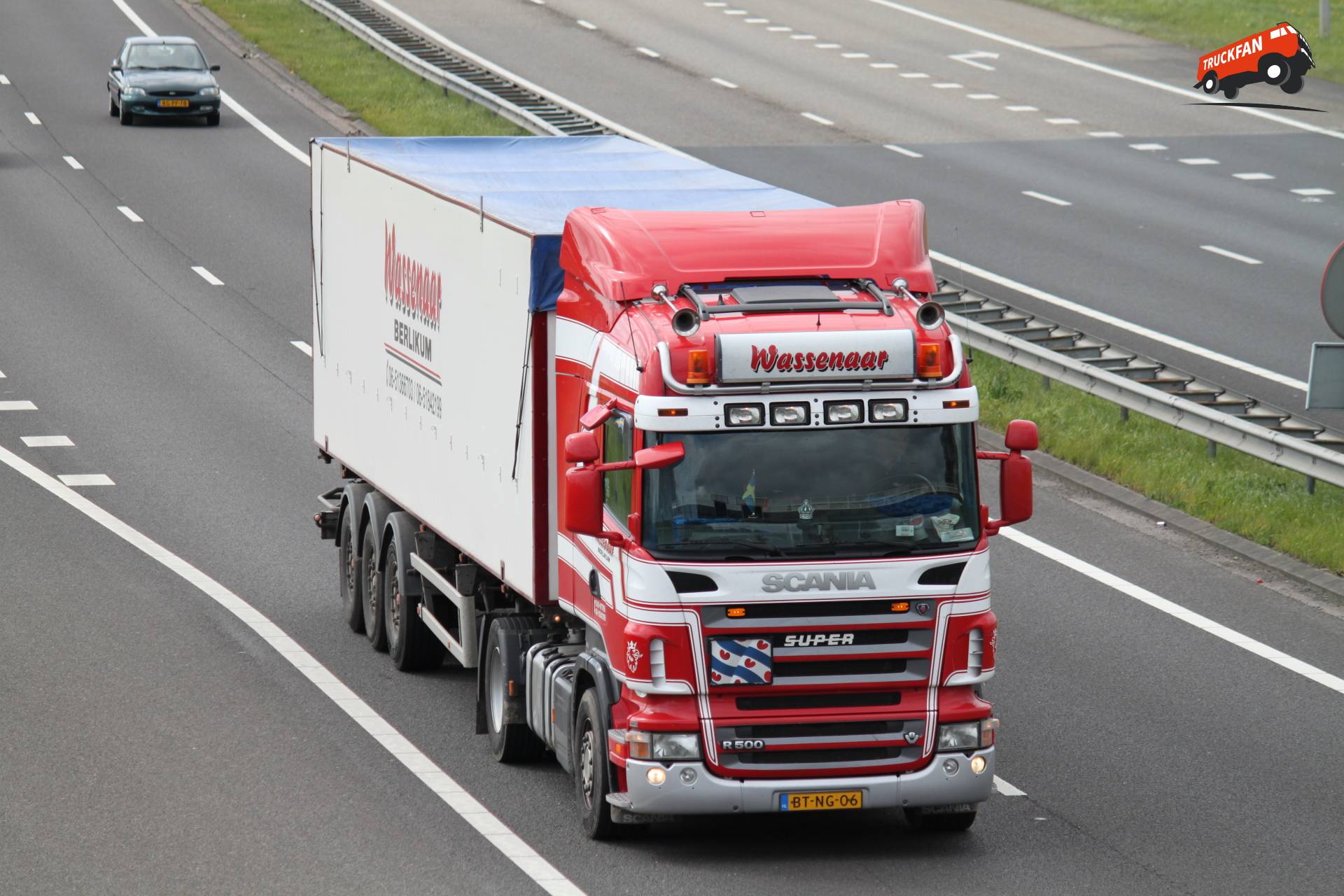 Scania R500 vrachtwagen in Wassenaar