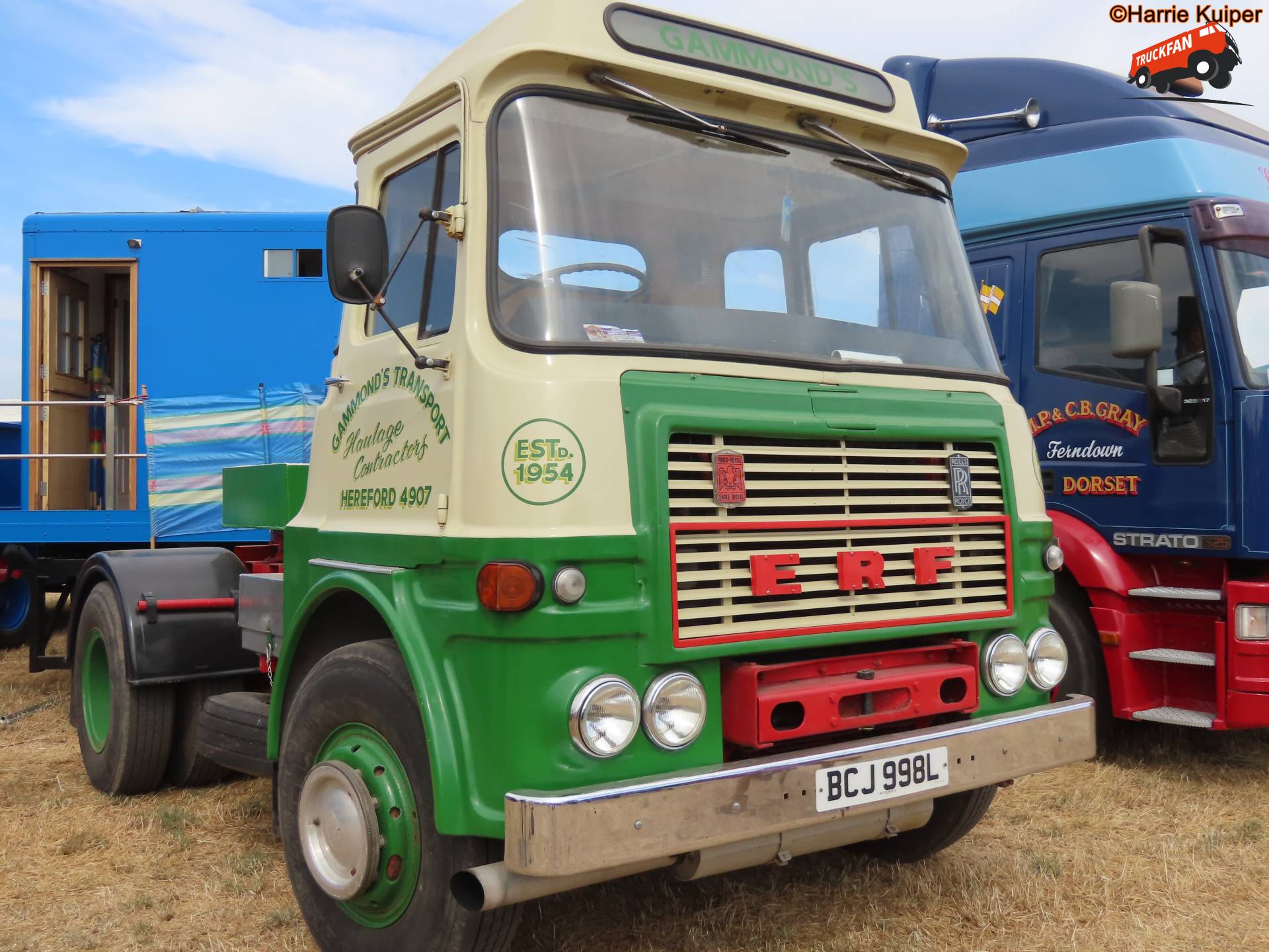 ERF vrachtwagen op Welland Steam Rally 2026
