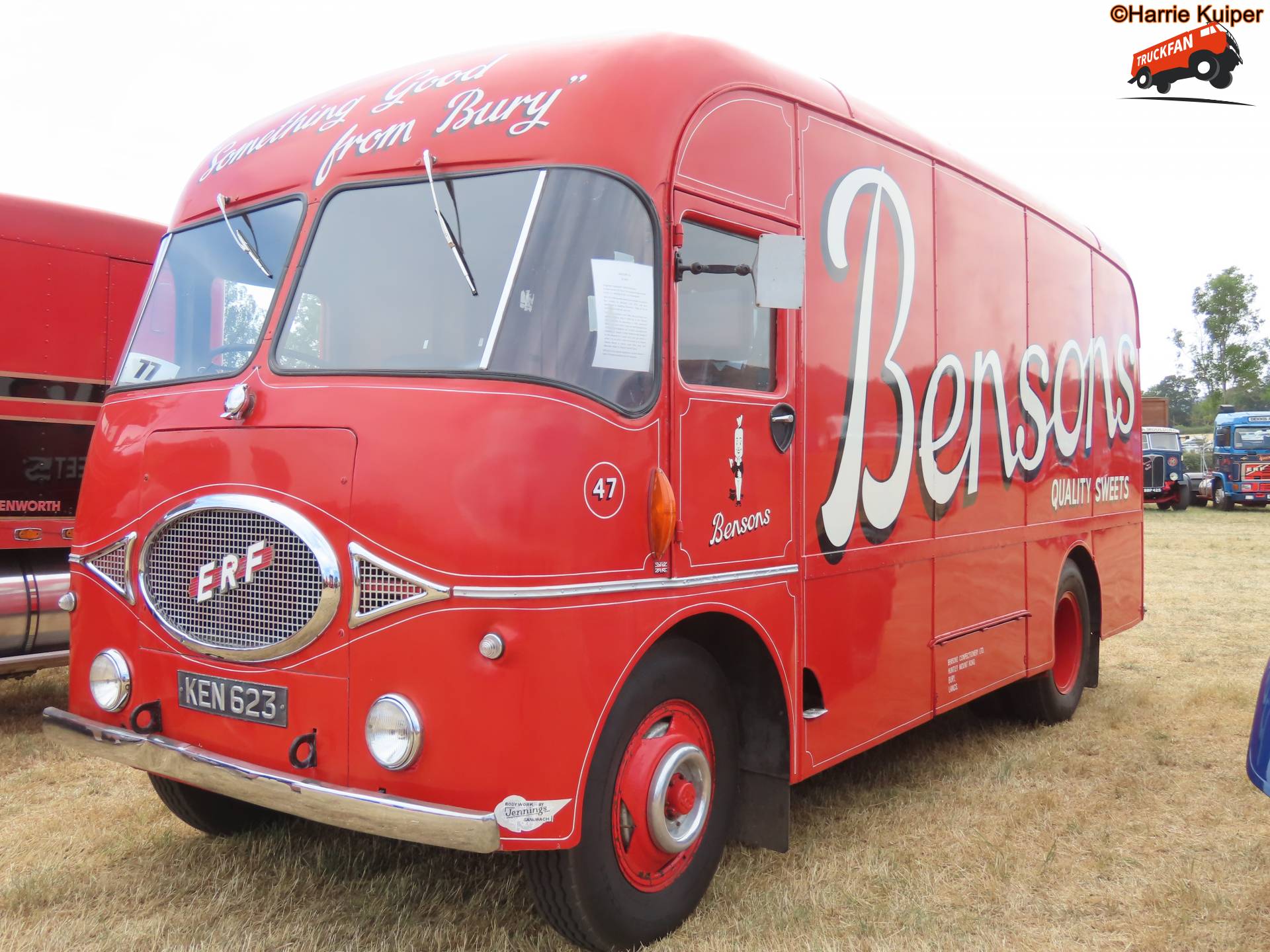 ERF vrachtwagen op Welland Steam rally 2026