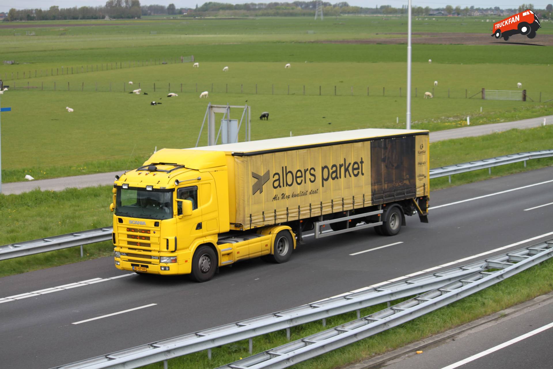 Scania 114 truck owned by Albers