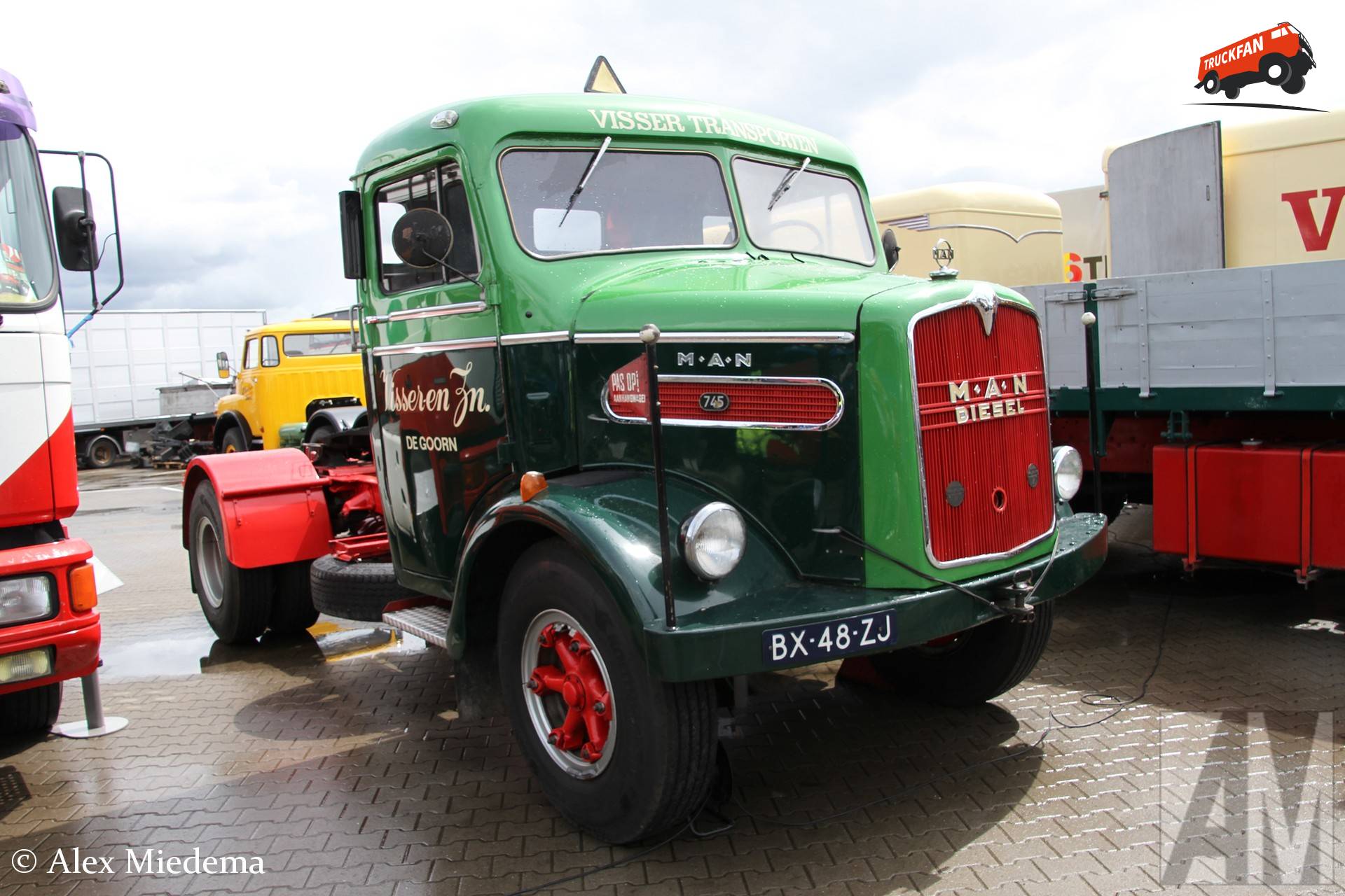 M.A.N. Diesel Model 745 Truck in Vriezenveen
