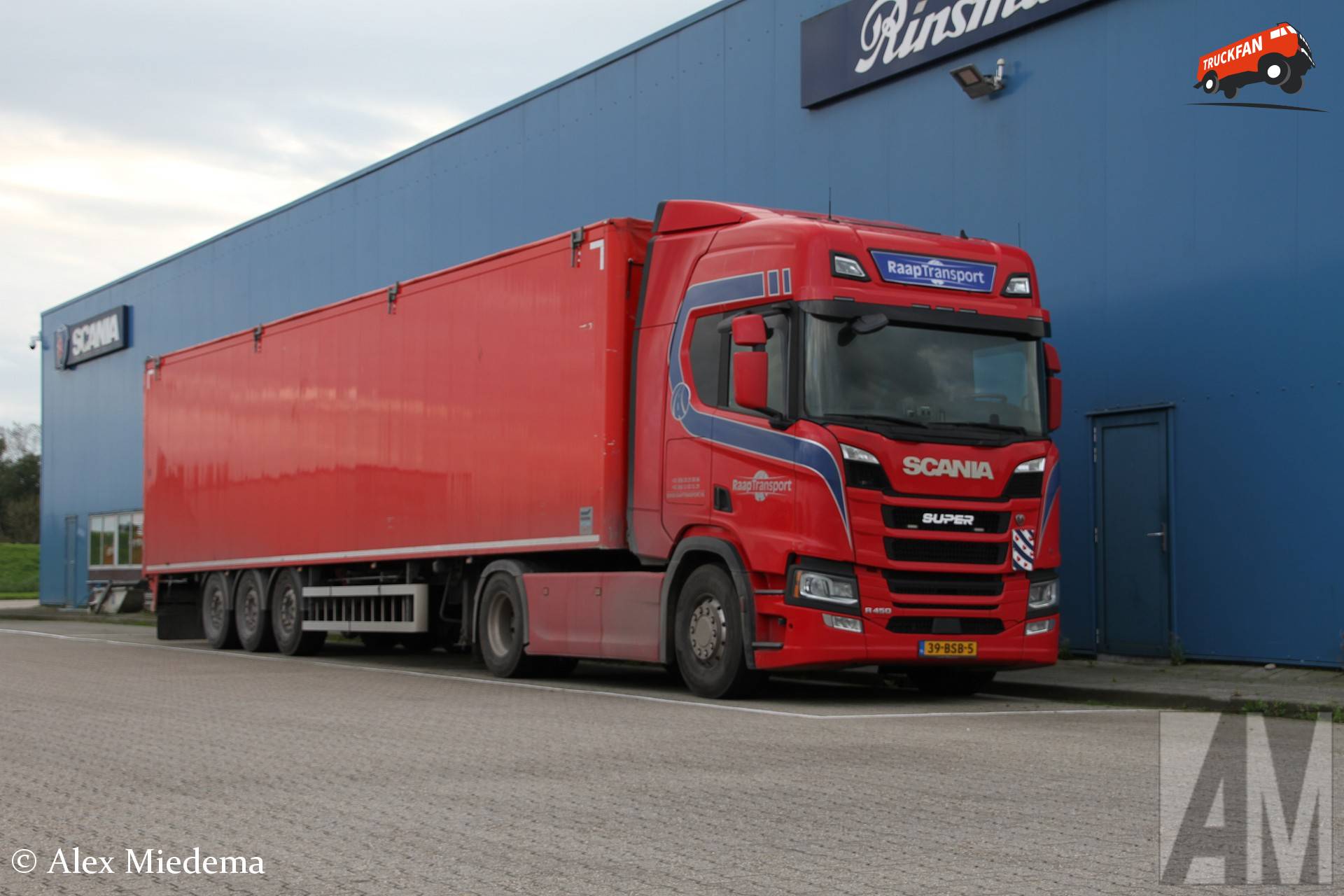 Scania R450 vrachtwagen van Raap Transport in Drachten-Azeven