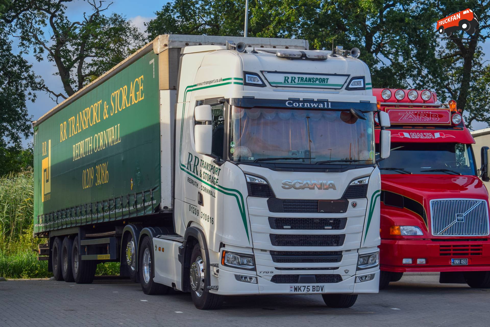 Scania NG770S R.R. Transport & Storage Redruth Cornwall (UK)