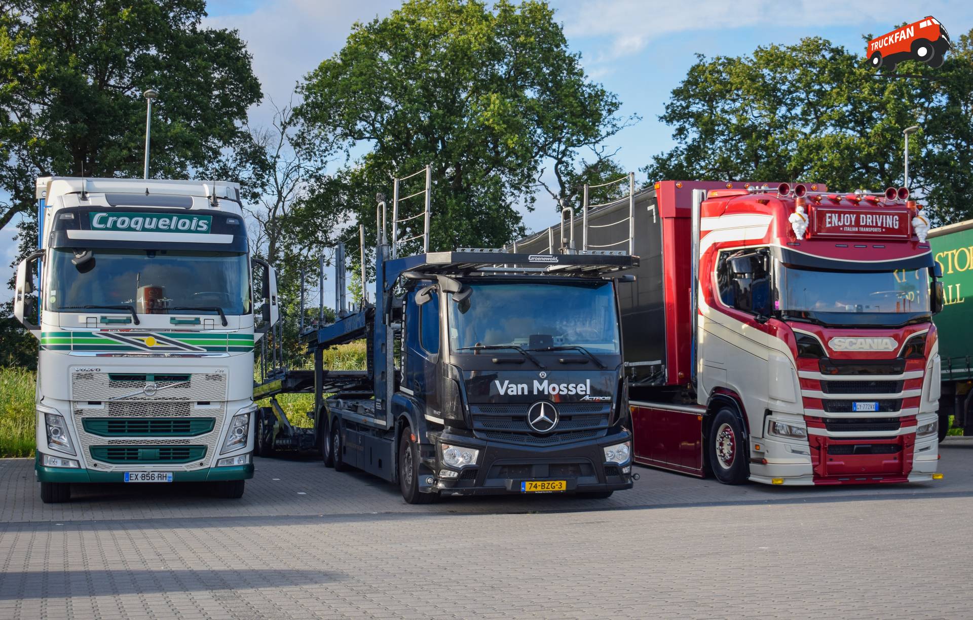 Mercedes-Benz Actros MP5 en Volvo FH 4e generatie trucks