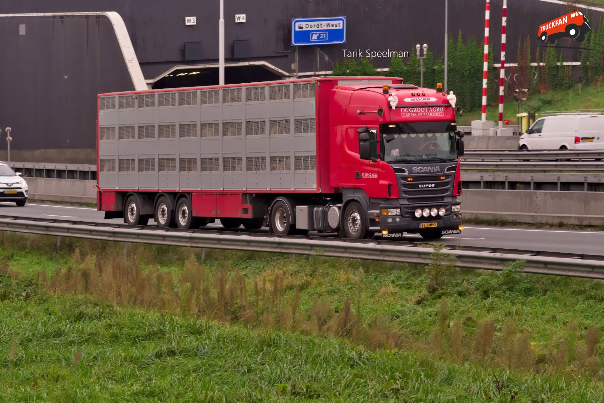 Scania R500 vrachtwagen met kenteken 59-BHV-2