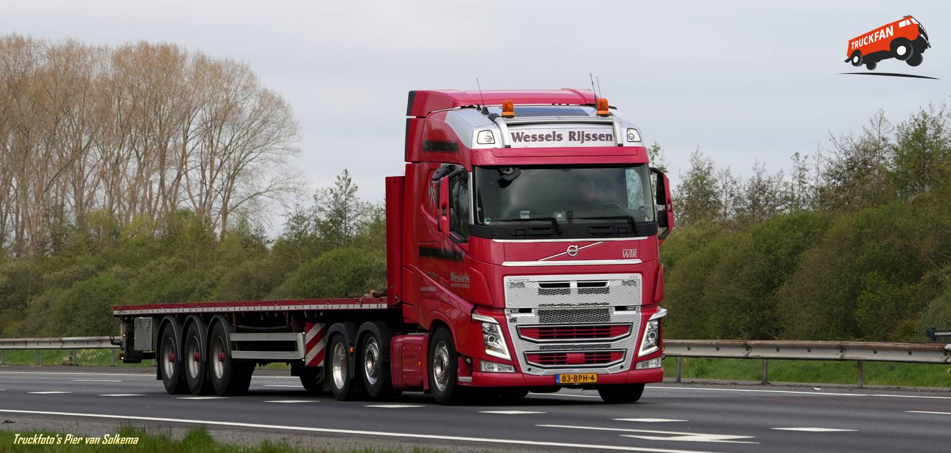 Volvo FH4 vrachtwagen van bedrijf Wessels