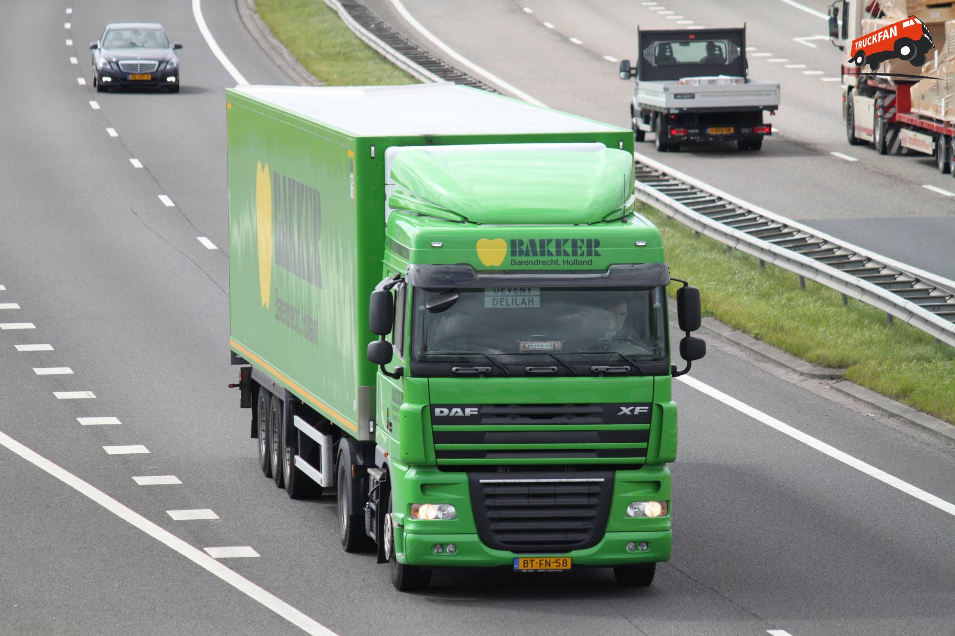 DAF XF105 truck owned by Bakker