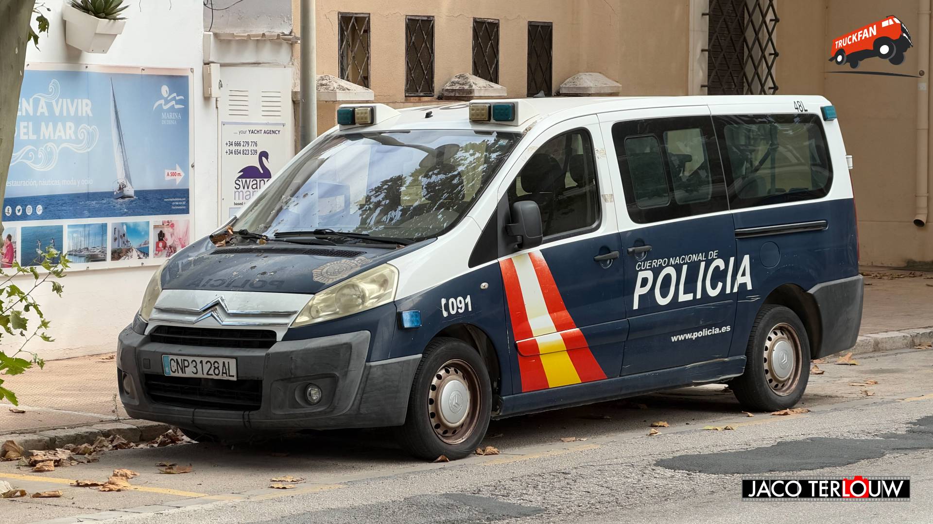 Citroën Jumpy van Nationale Politie in Dénia