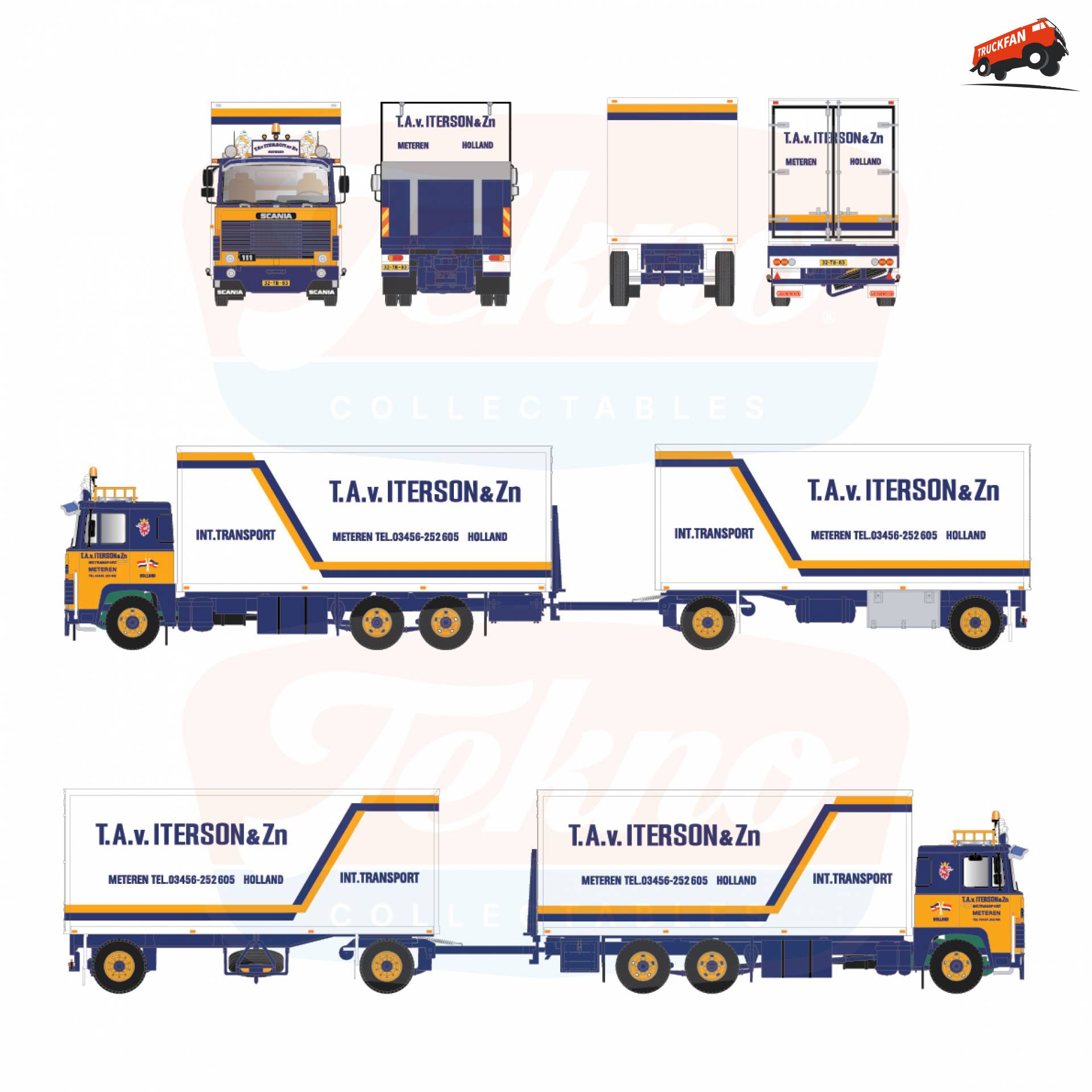 Aankondiging van nieuw Scania 111 model van Tekno
