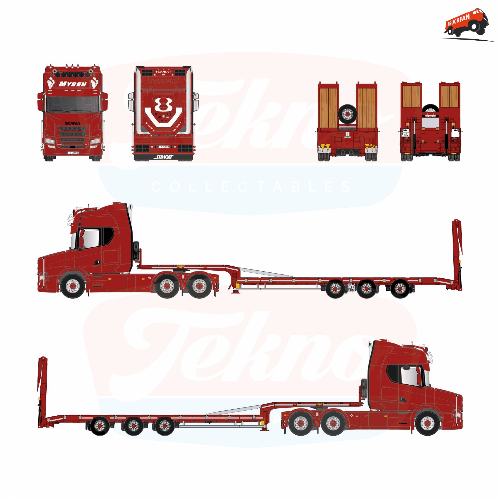 Nieuwe 1:50 model Tuft van Myren