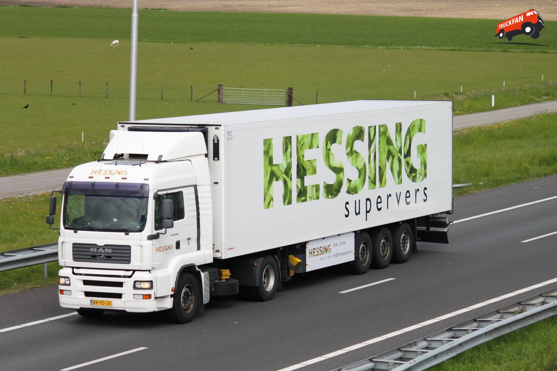 MAN TGA vrachtwagen van Hessing