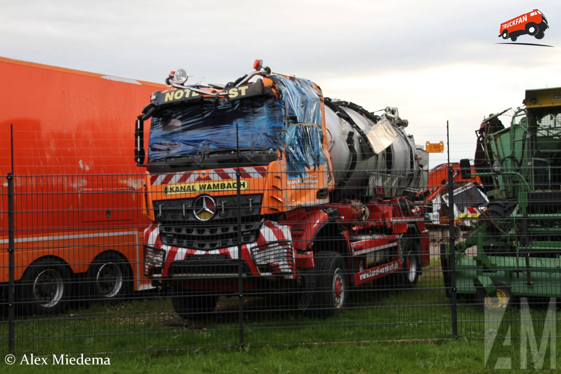 Mercedes-Benz Arocs truck in Drachten-Azeven
