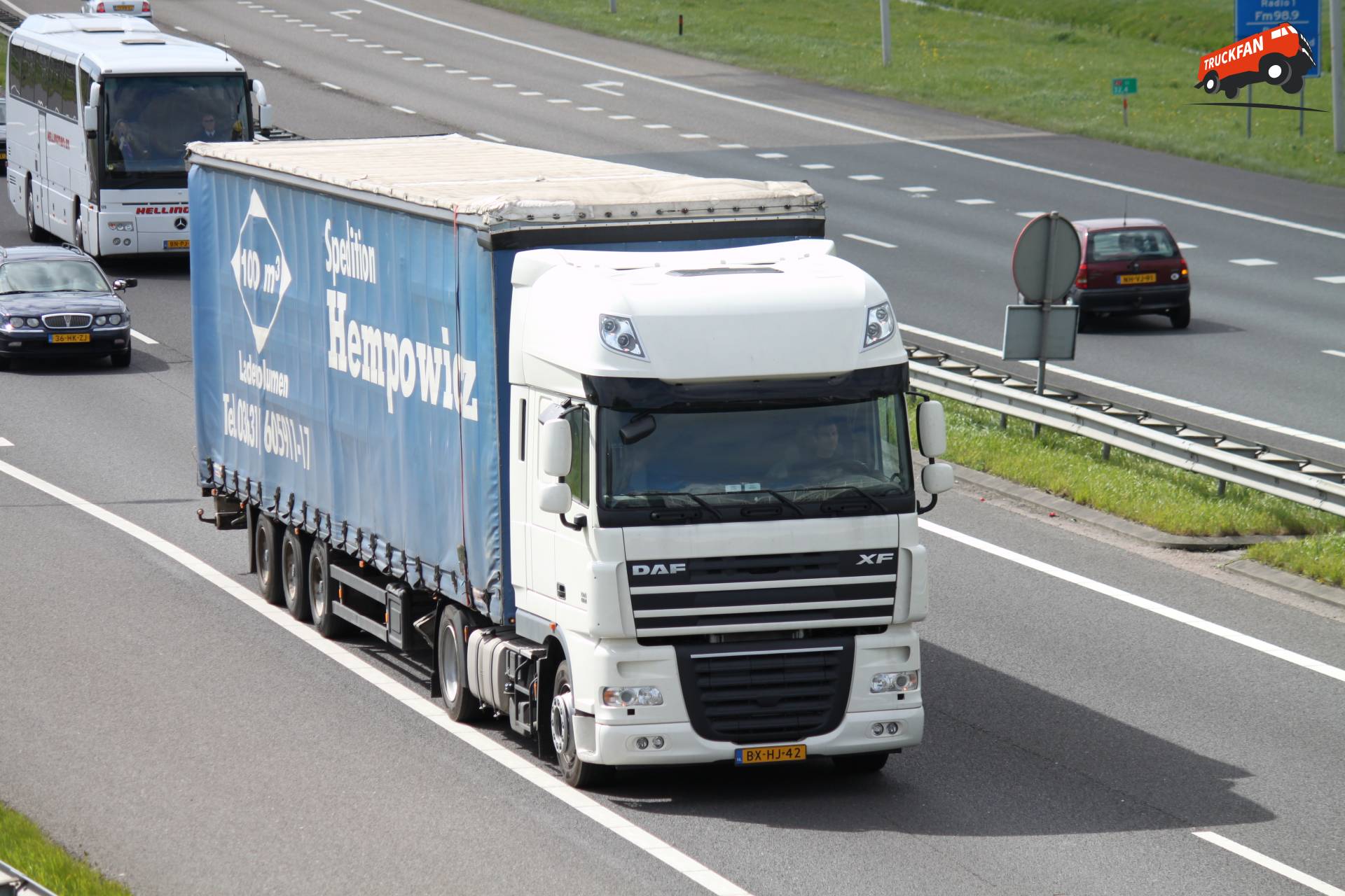 DAF XF105 truck owned by Spedition Hempowicz