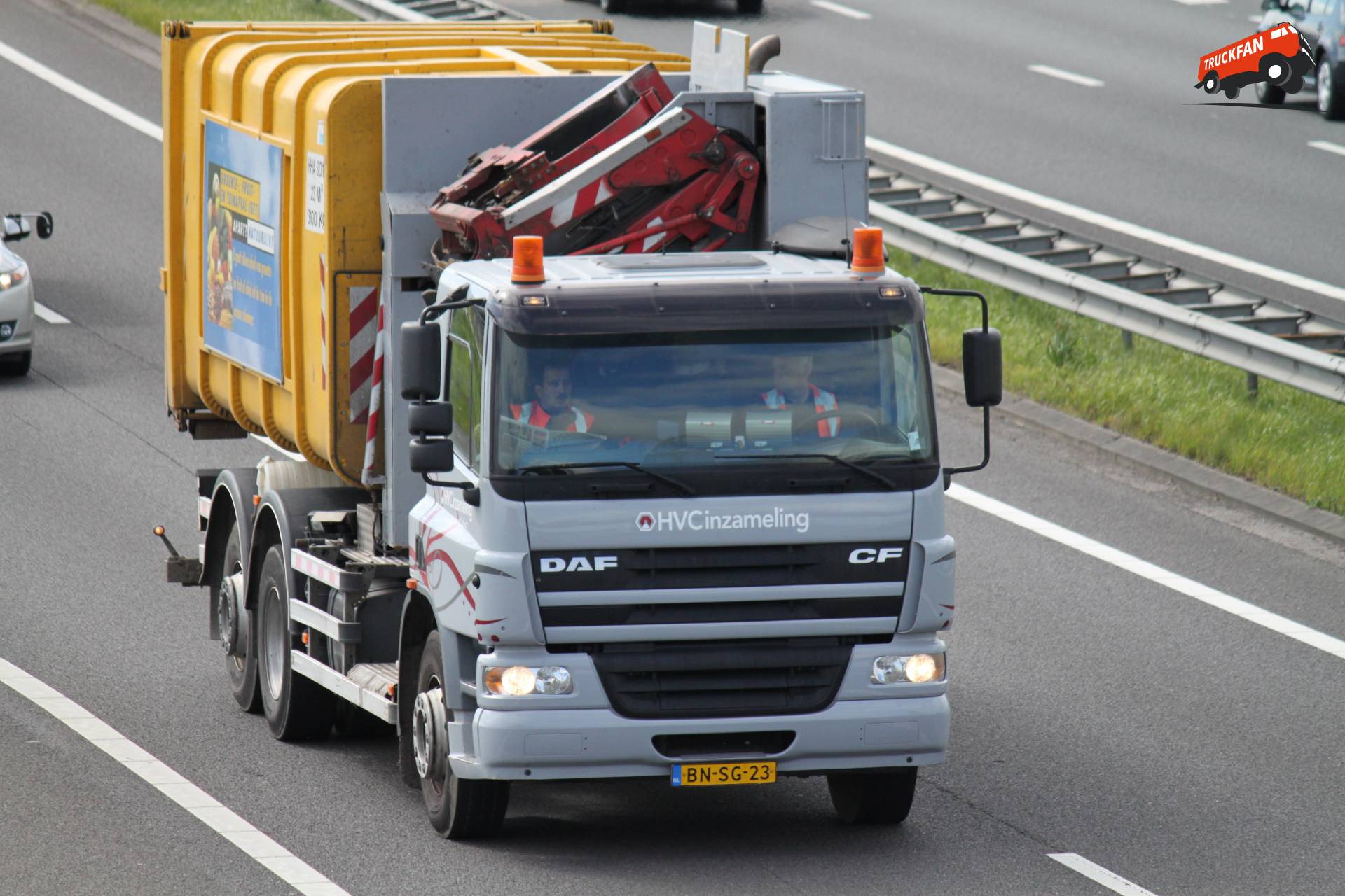 DAF CF85 vrachtwagen van HVC