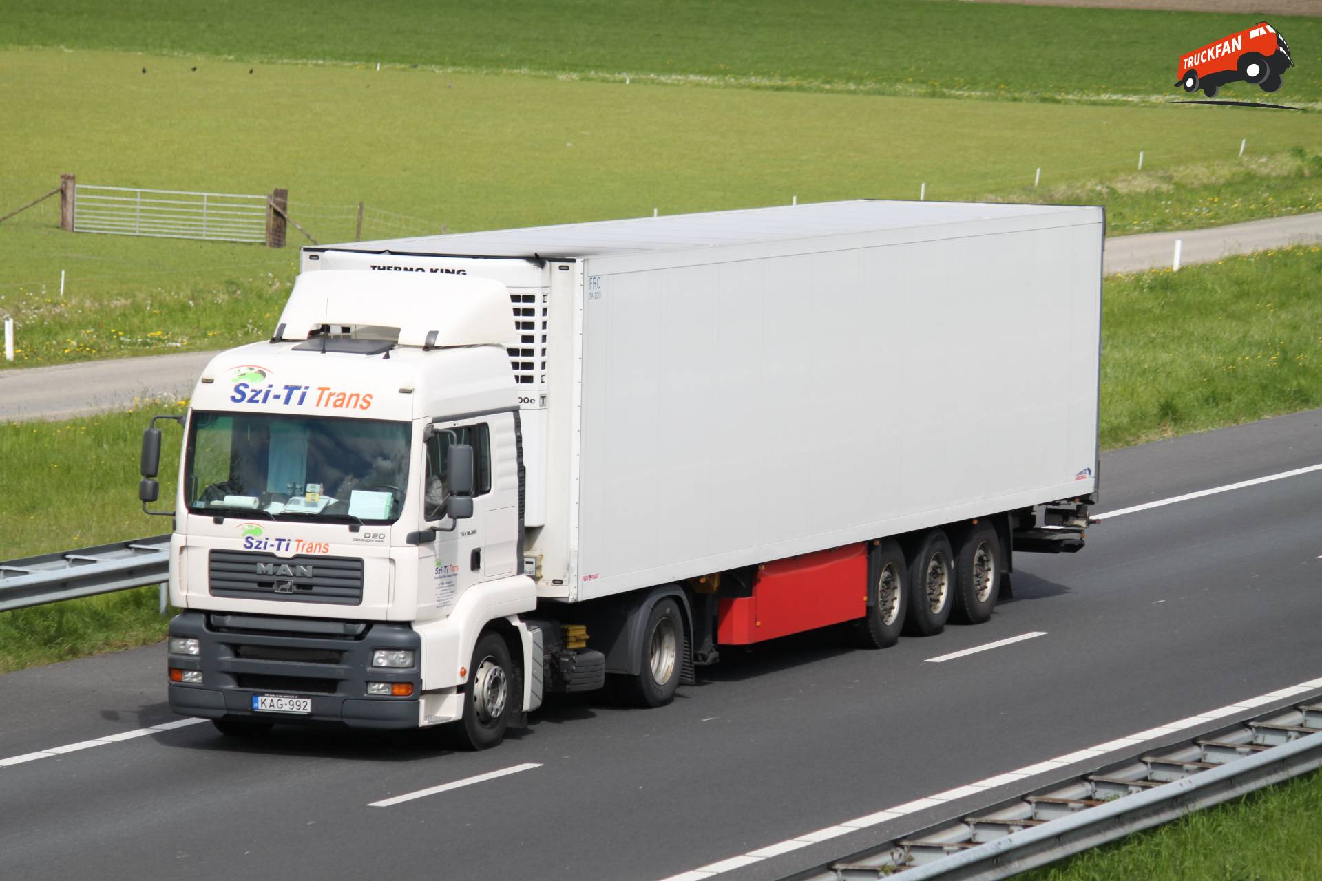 MAN TGA vrachtwagen op 5 mei 2010