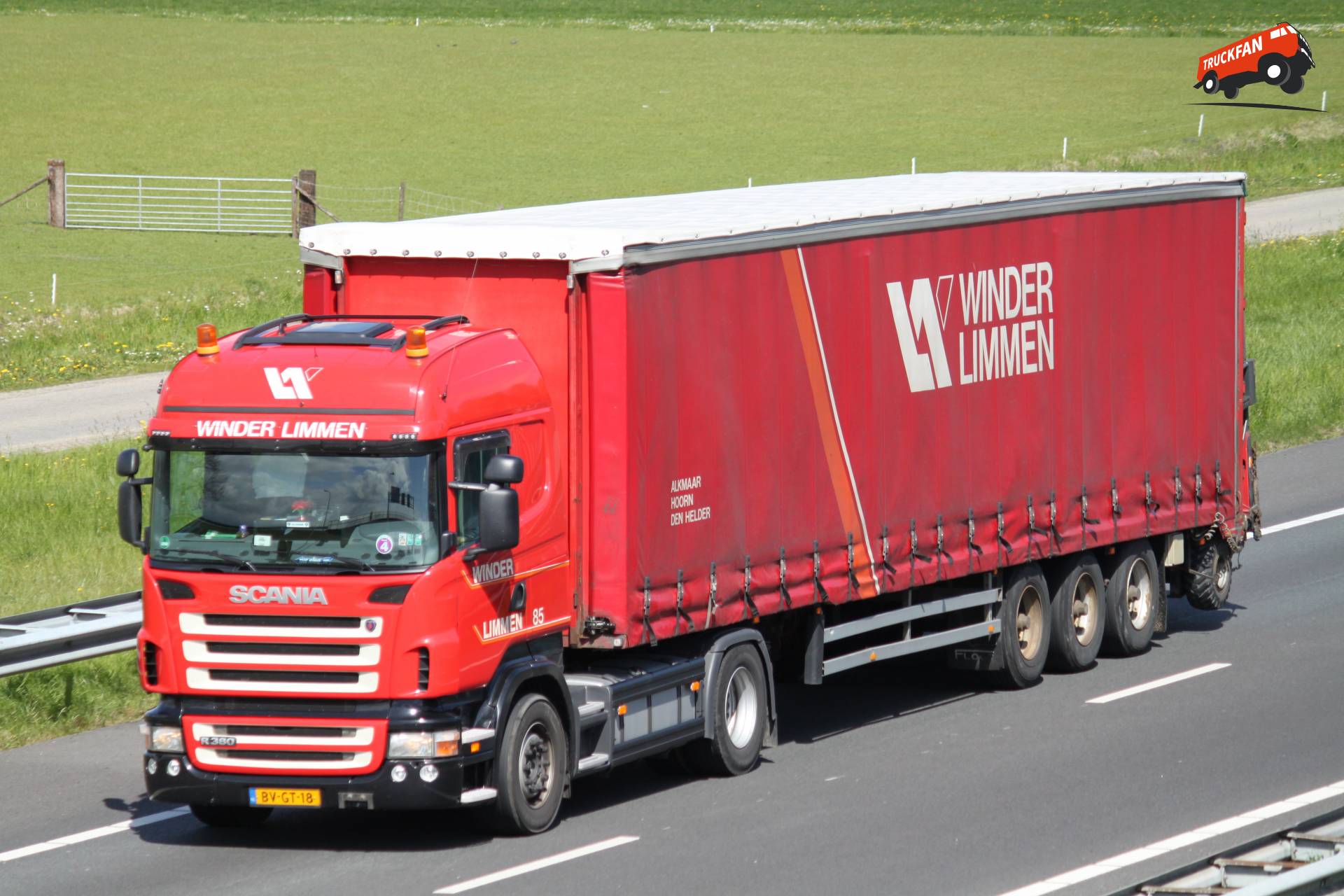 Scania R380 truck owned by Winder