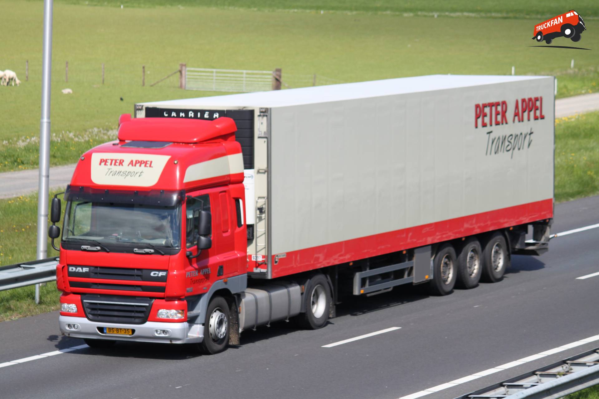 DAF CF85 vrachtwagen van Peter Appel