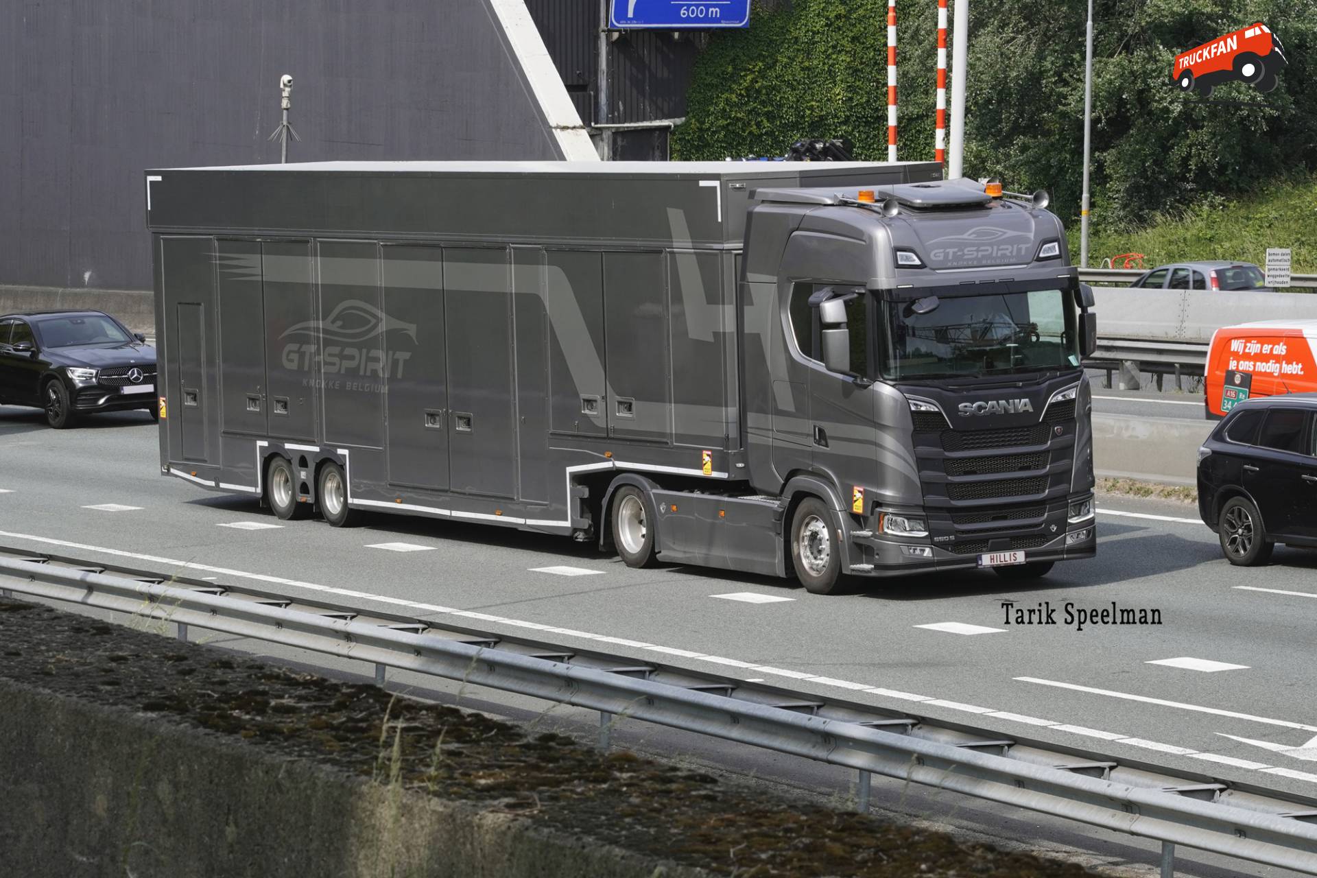 Scania 660S Autotransporter op A16