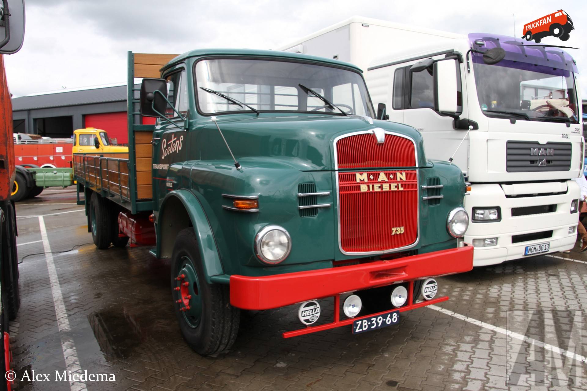 MAN 735 vrachtwagen van Soetens Transport Goirle