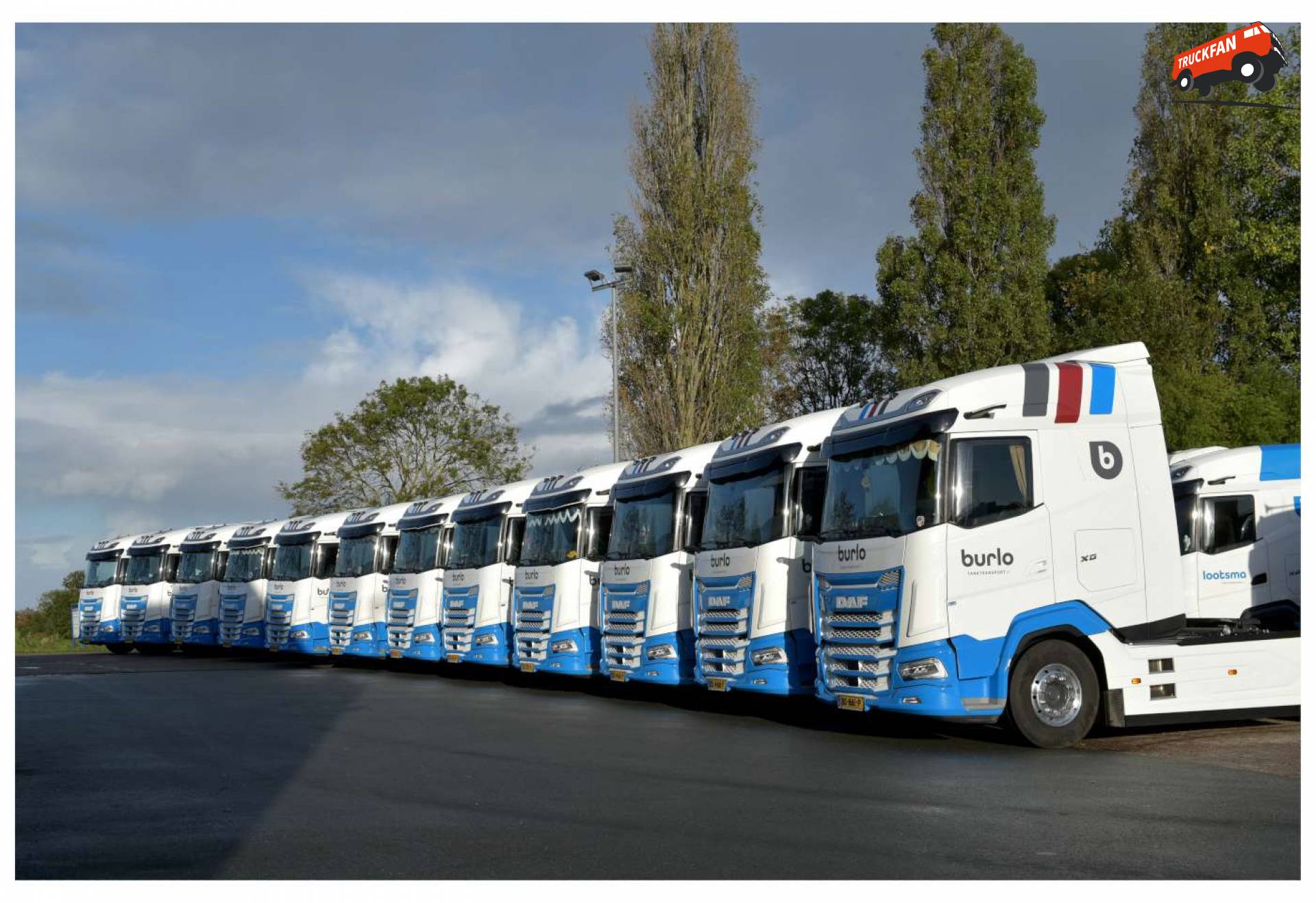 Burlo Tanktransport's fleet of 14 DAF XG 480 trucks