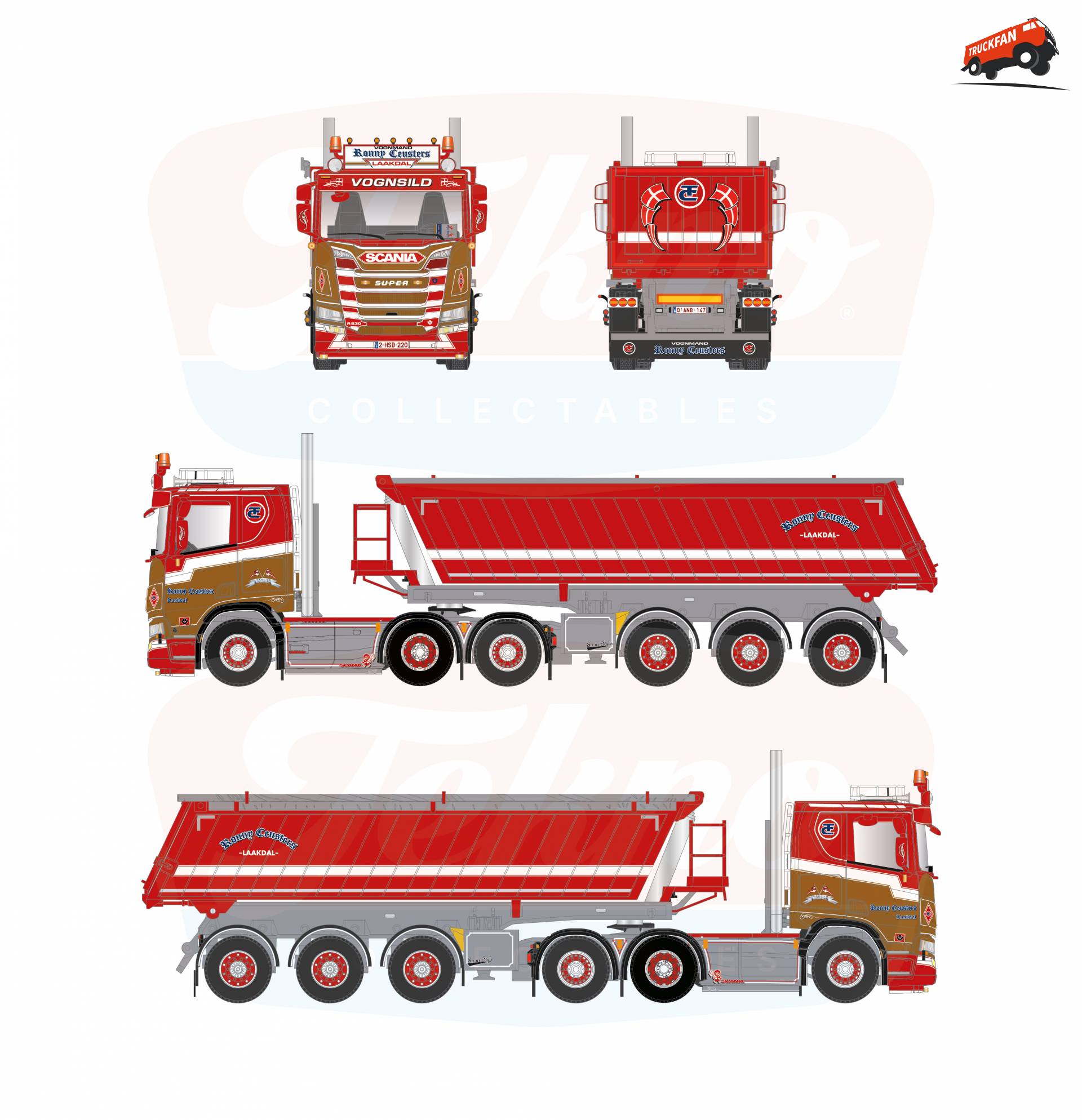 Nieuw 1:50 model van Scania R530