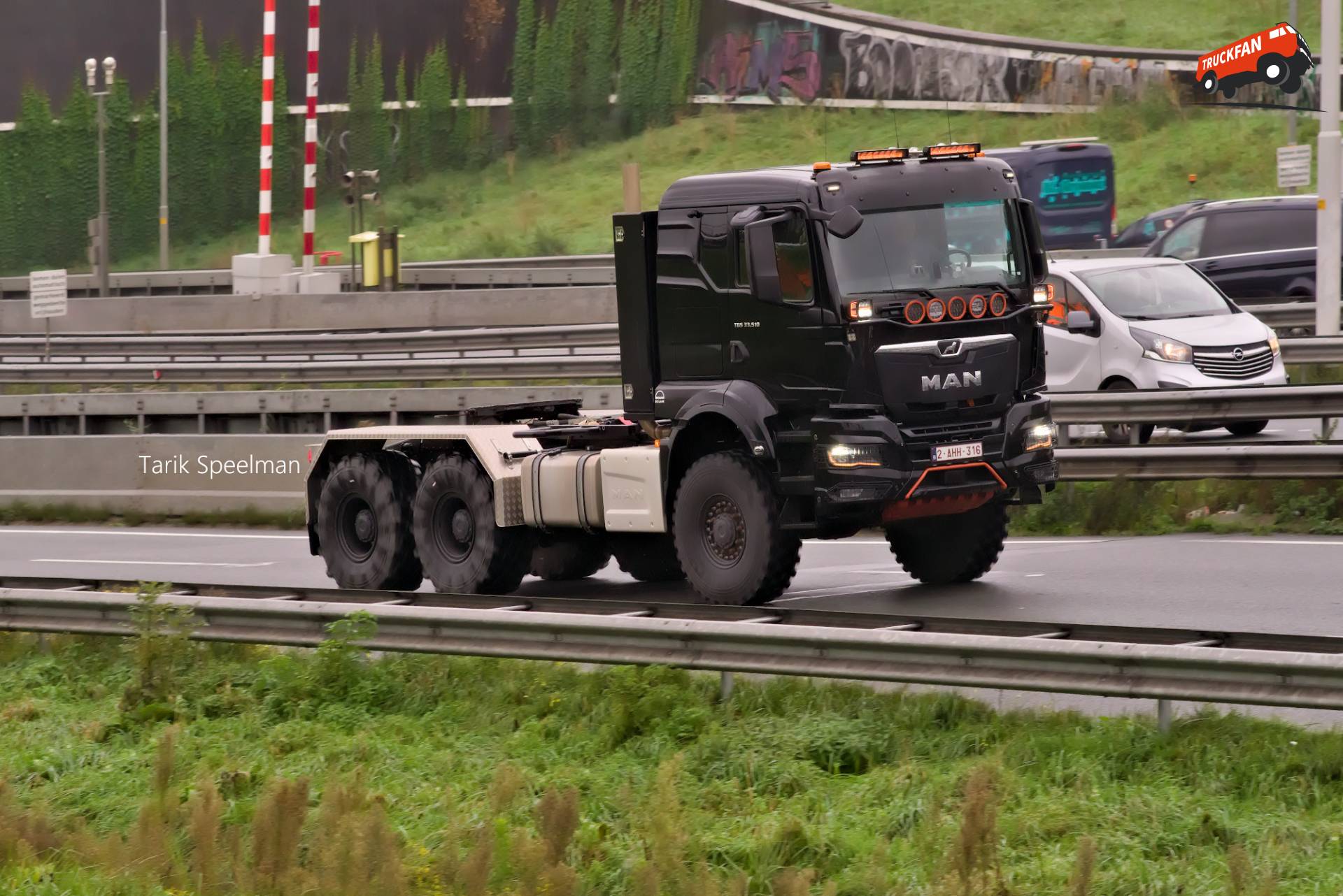 MAN TGS 3rd Gen vrachtwagen met Belgisch kenteken