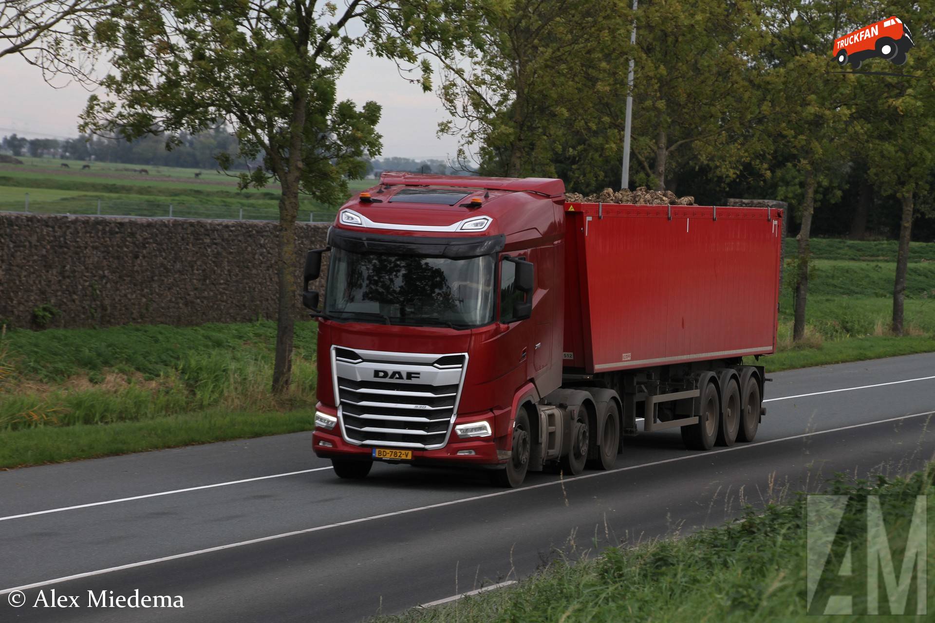 DAF XG truck from AB Texel during the 2026 beet campaign