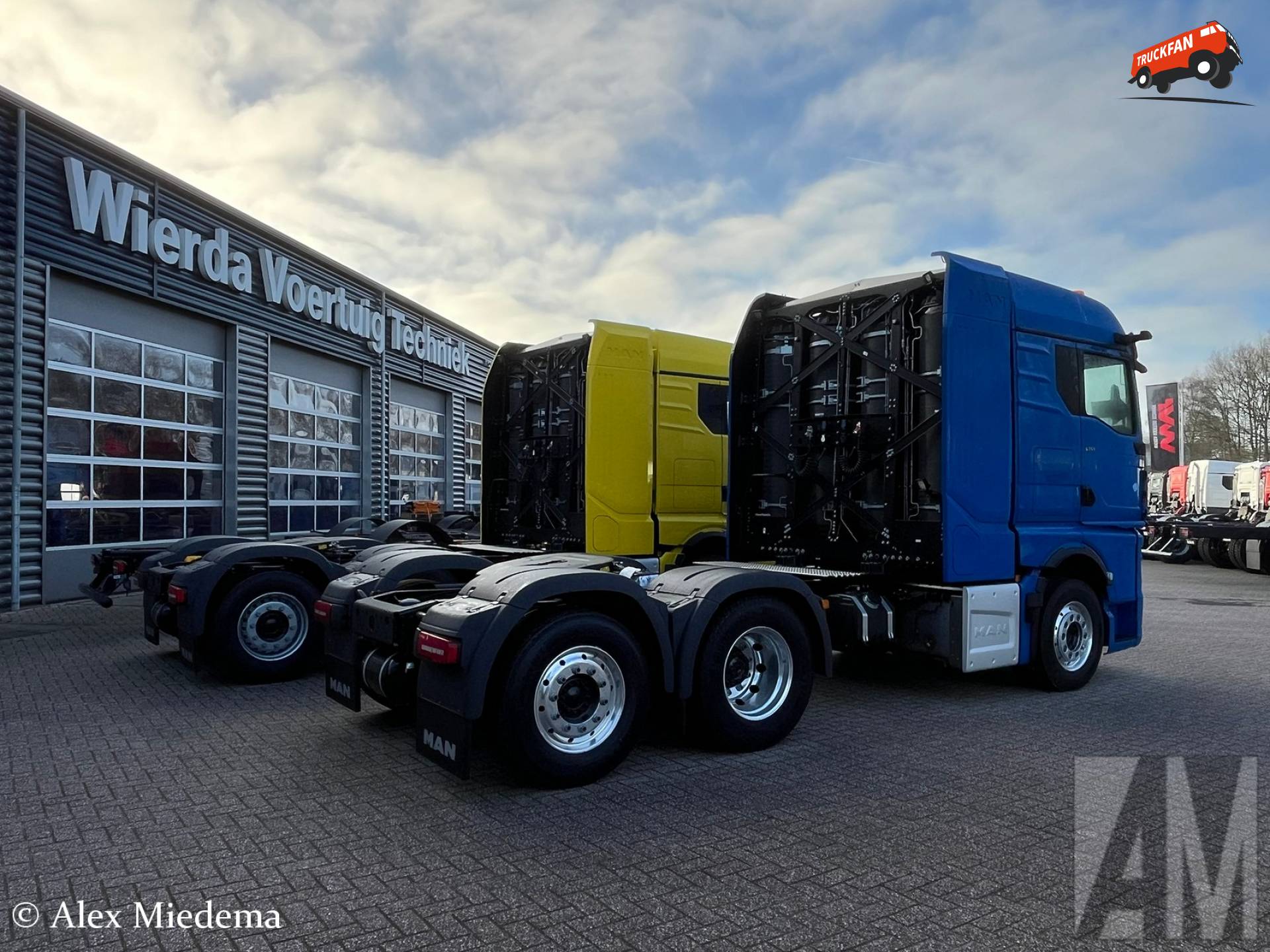 MAN hTGX waterstoftruck op locatie Wierda Joure, december 2025