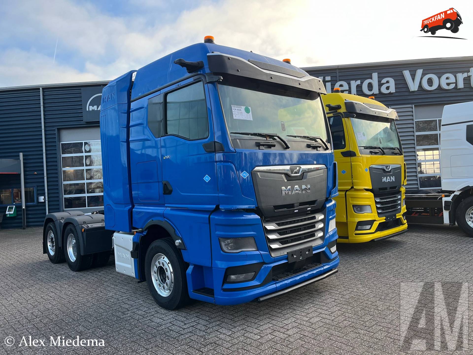 MAN hTGX waterstoftruck in Wierda Joure, december 2025