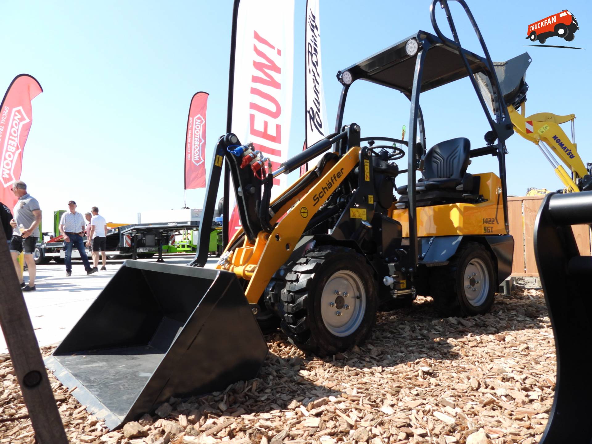 Schäffer 1422 SGT tijdens Techniek Kontakt Dagen Almere.