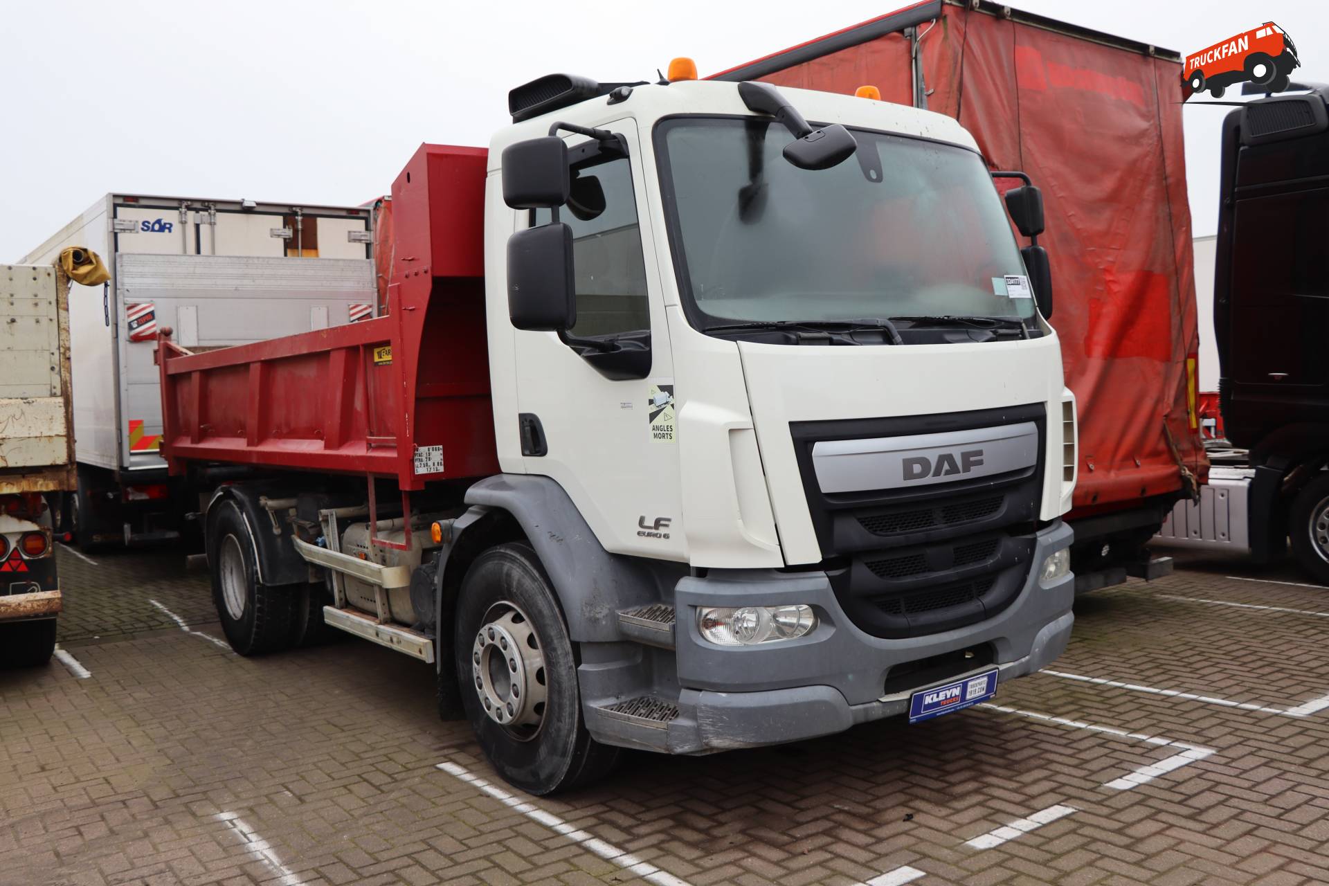 Moderne DAF LF kipper in voorraad bij Kleyn Trucks