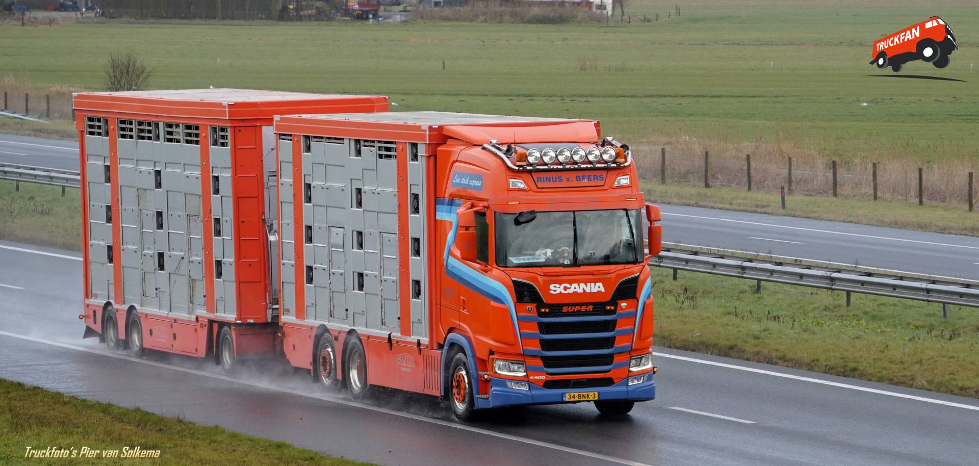 Scania S500 vrachtwagen van Rinus van Beers