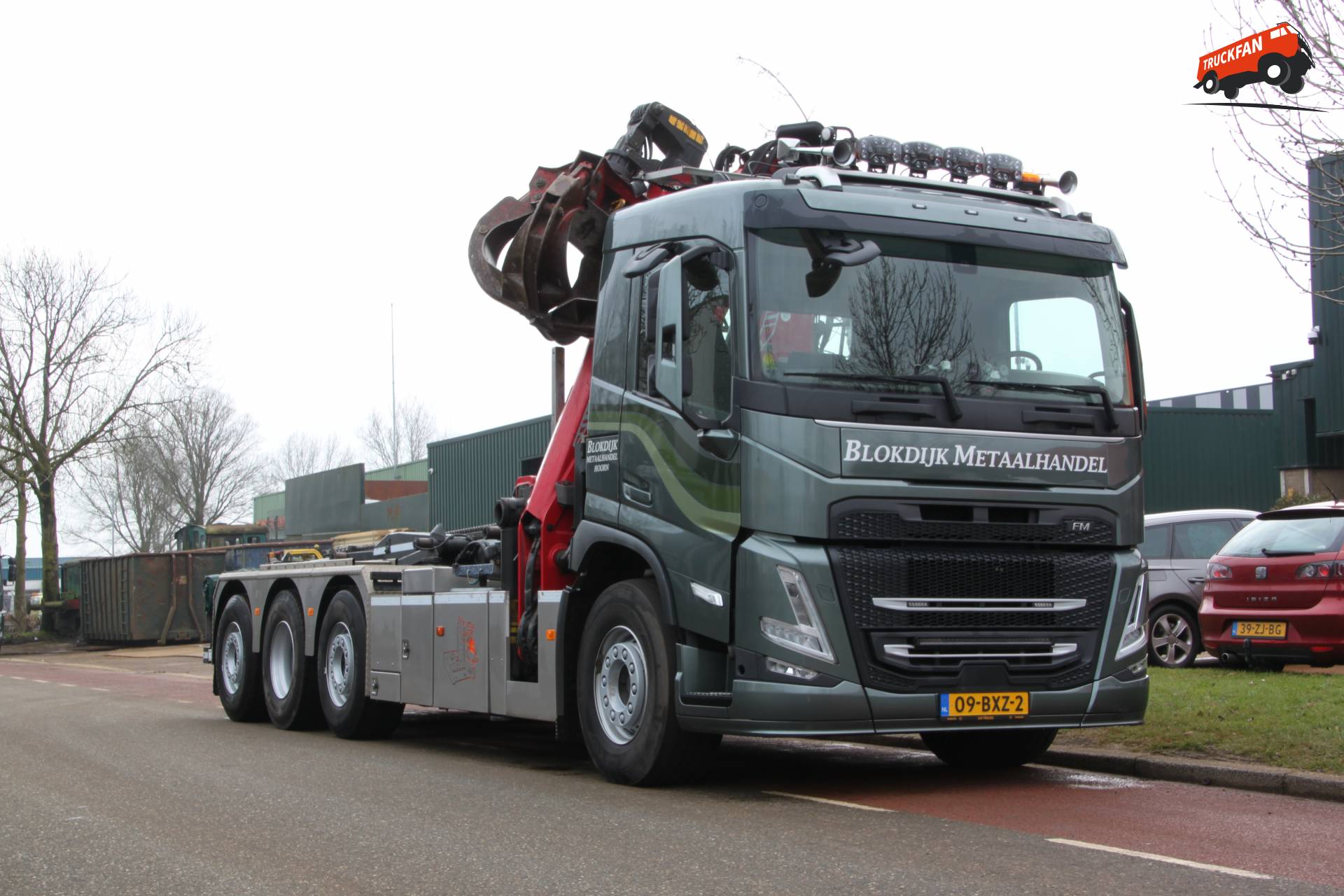 Krachtige Volvo FM van Blokdijk Metaal in actie