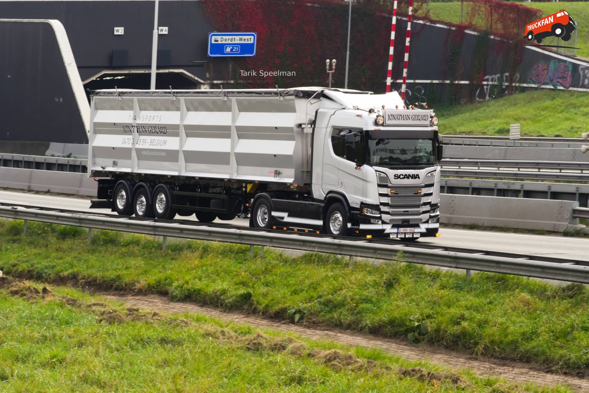 Bulktransport Scania van Transports Jonathan Gérard