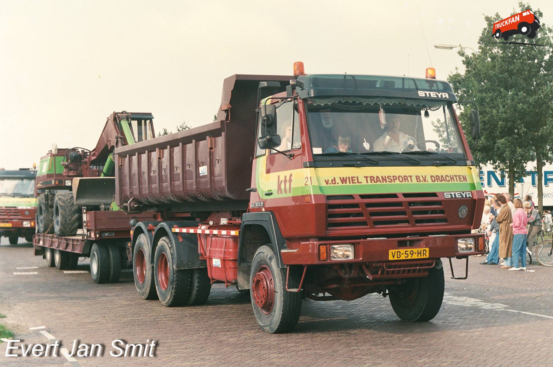 Steyr 21 32S31 6x6 truck at Truckrun 1988/89
