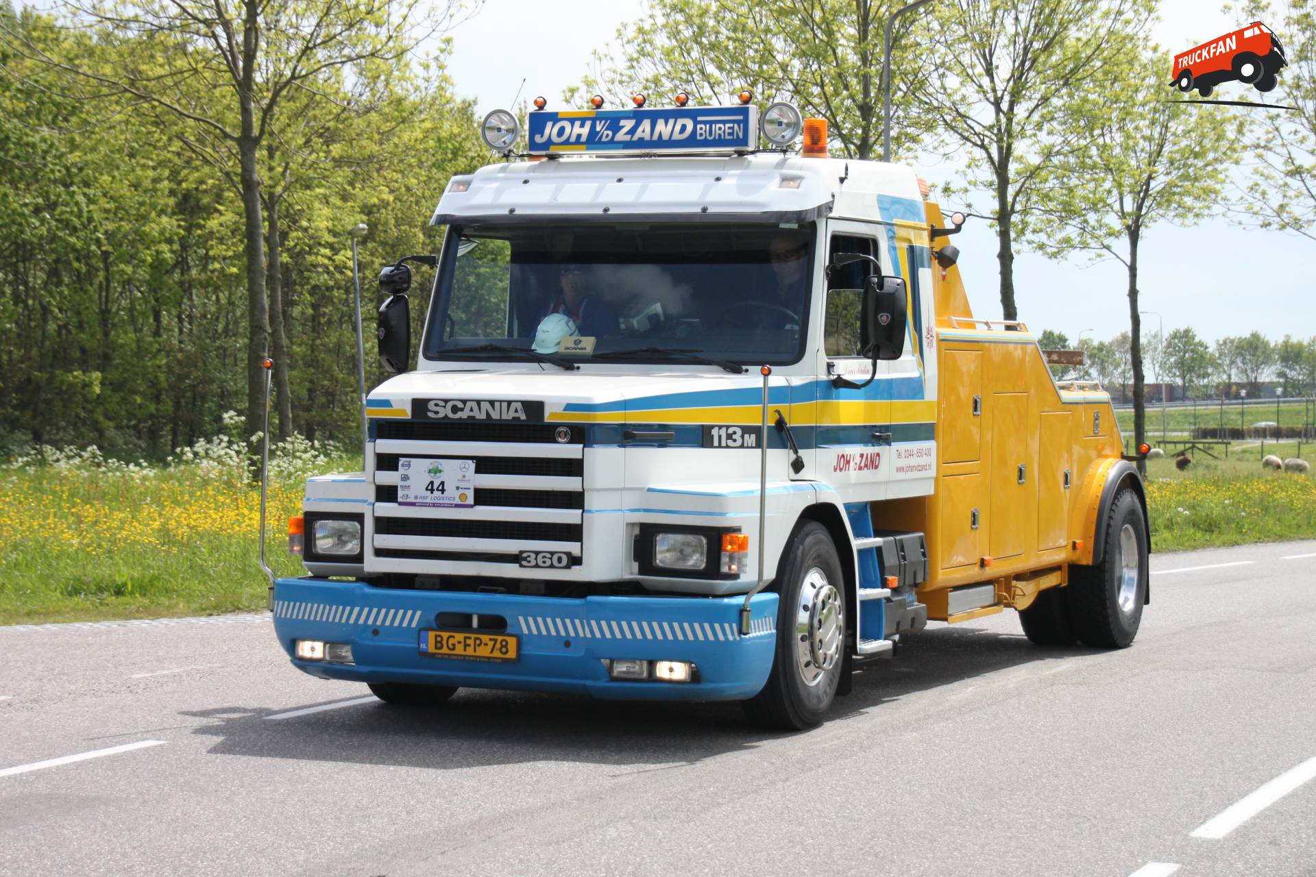 Scania 113 truck of Joh vd Zand