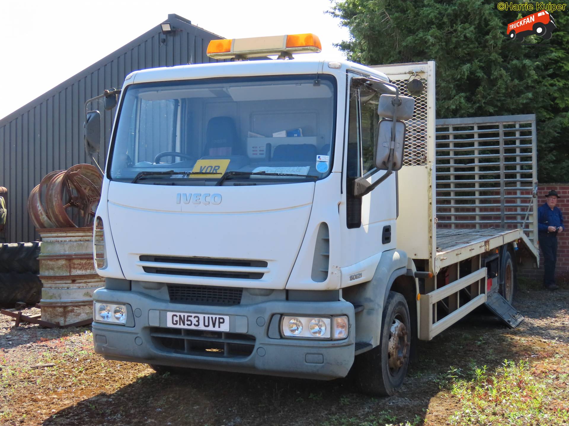 Iveco voertuig tijdens rondreis in Engeland 2024