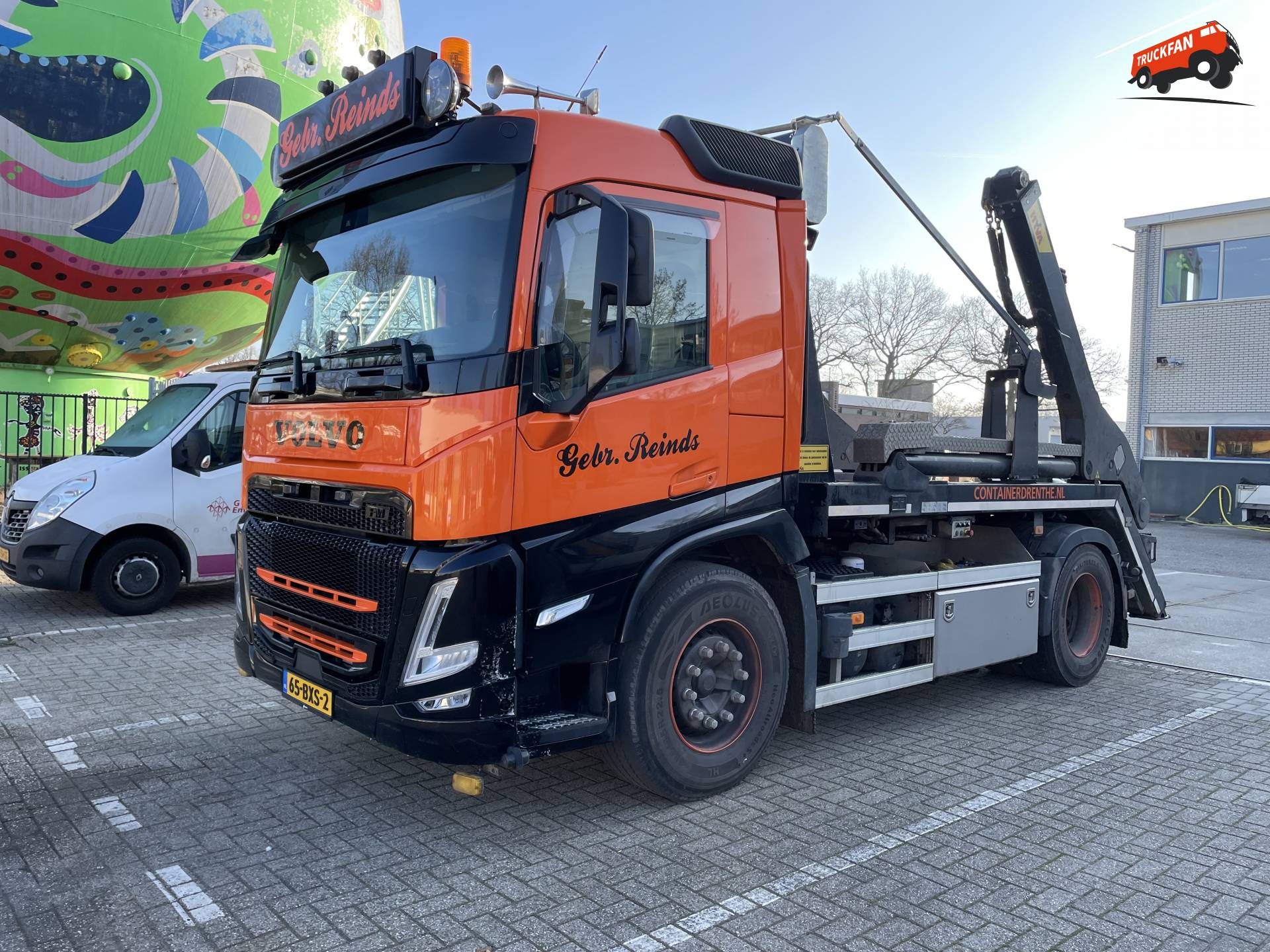 Volvo FM vrachtwagen van Gebr. Reinds in Schoonoord